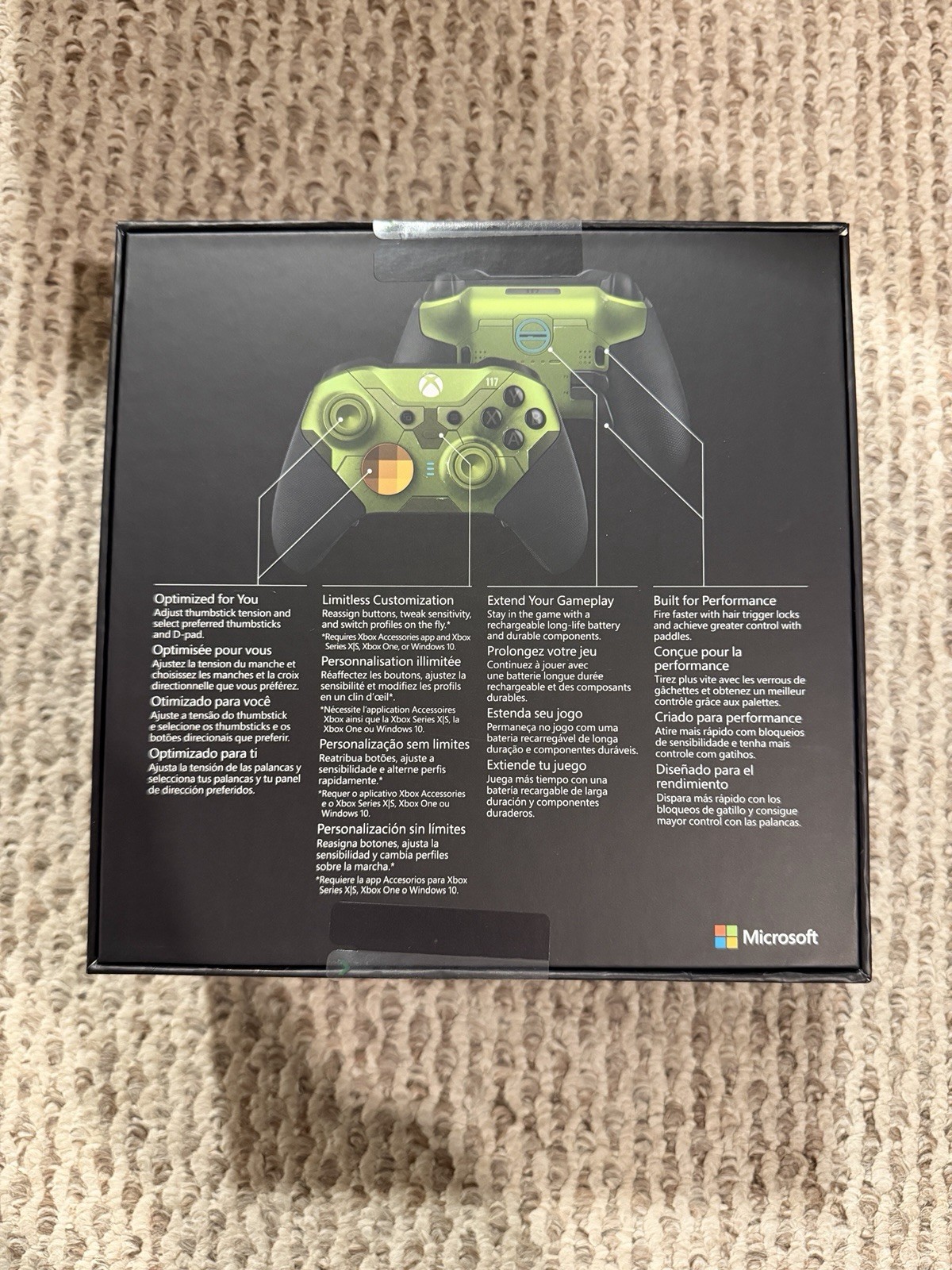 Xbox Elite Series 2 Halo Infinite Controller Factory Sealed Free Ship Insured