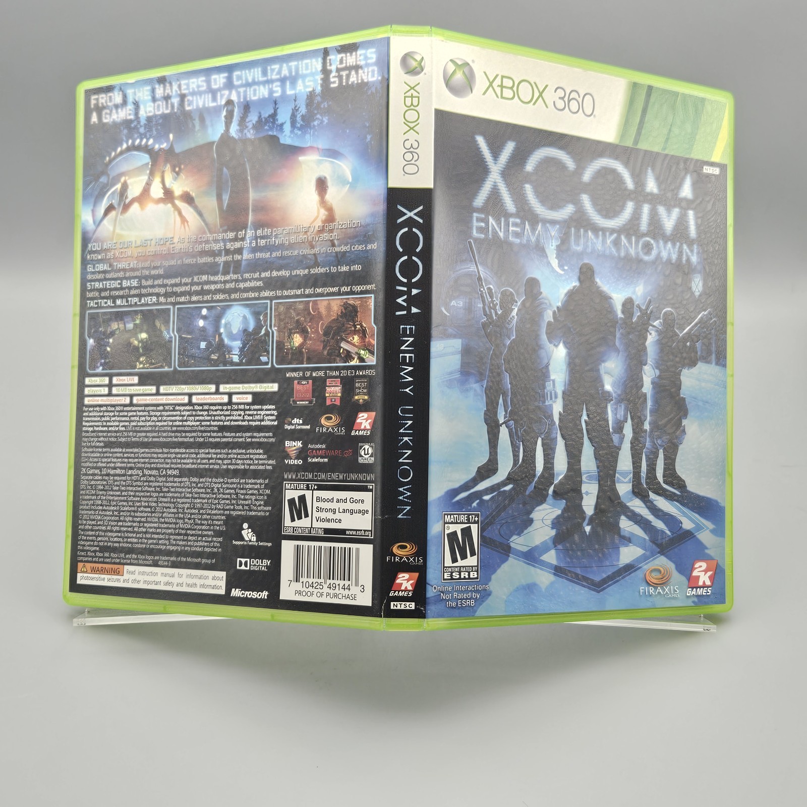 XCOM Enemy Unknown Xbox 360 Complete Refurbished Excellent