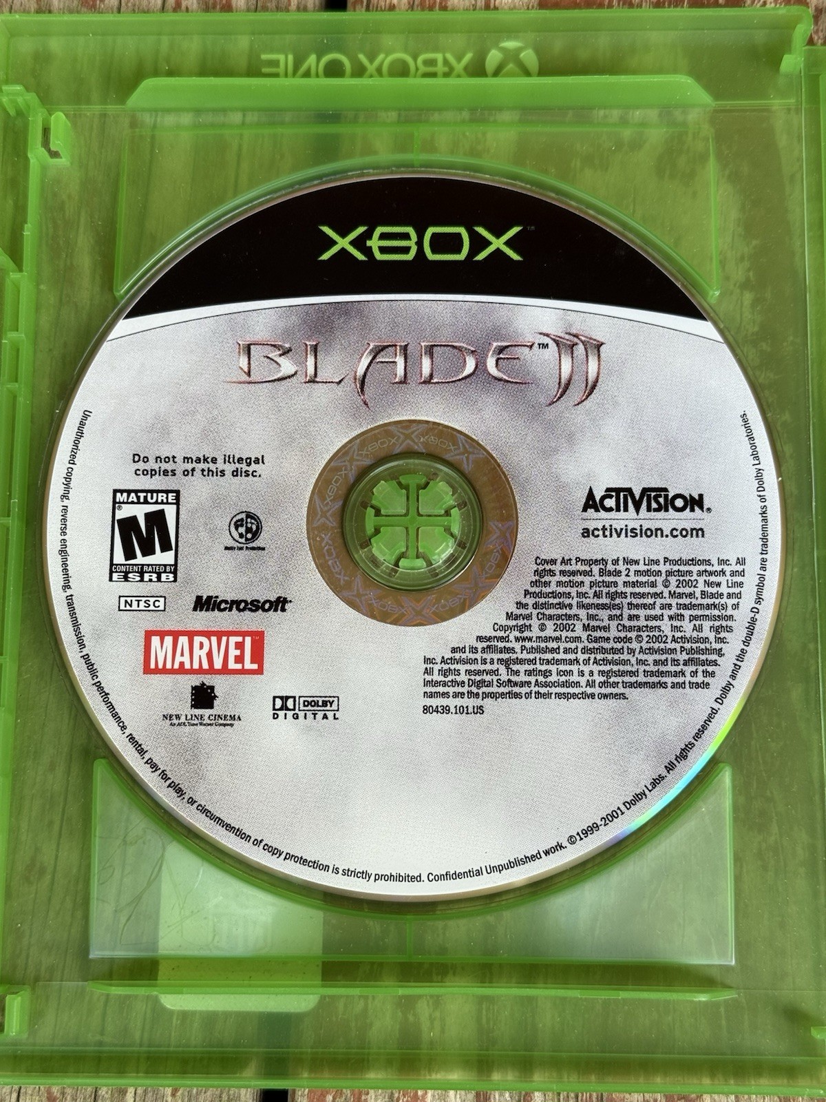 Xbox Blade II (Microsoft Xbox, 2002) Disc Only Tested