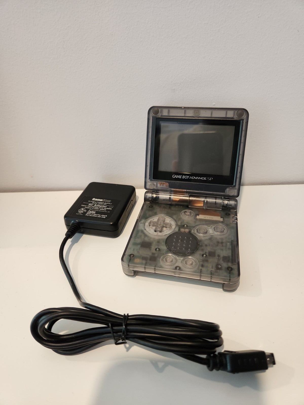 Game Boy Advance GBA SP Smoke Black AGS-001 Console – Tested Great for Pokemon