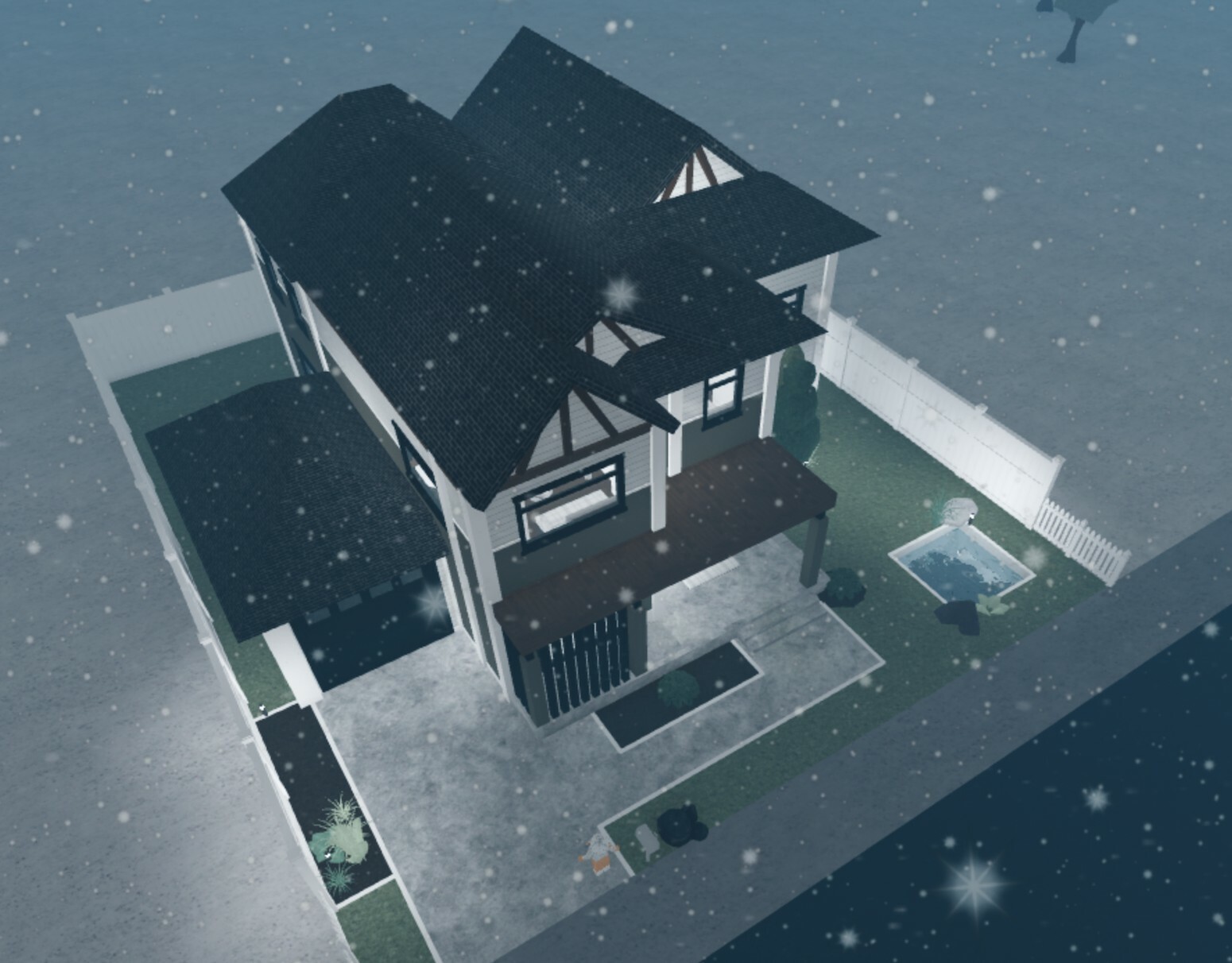 Custom Bloxburg House Interior and Exterior :) (READ DESCRIPTION)