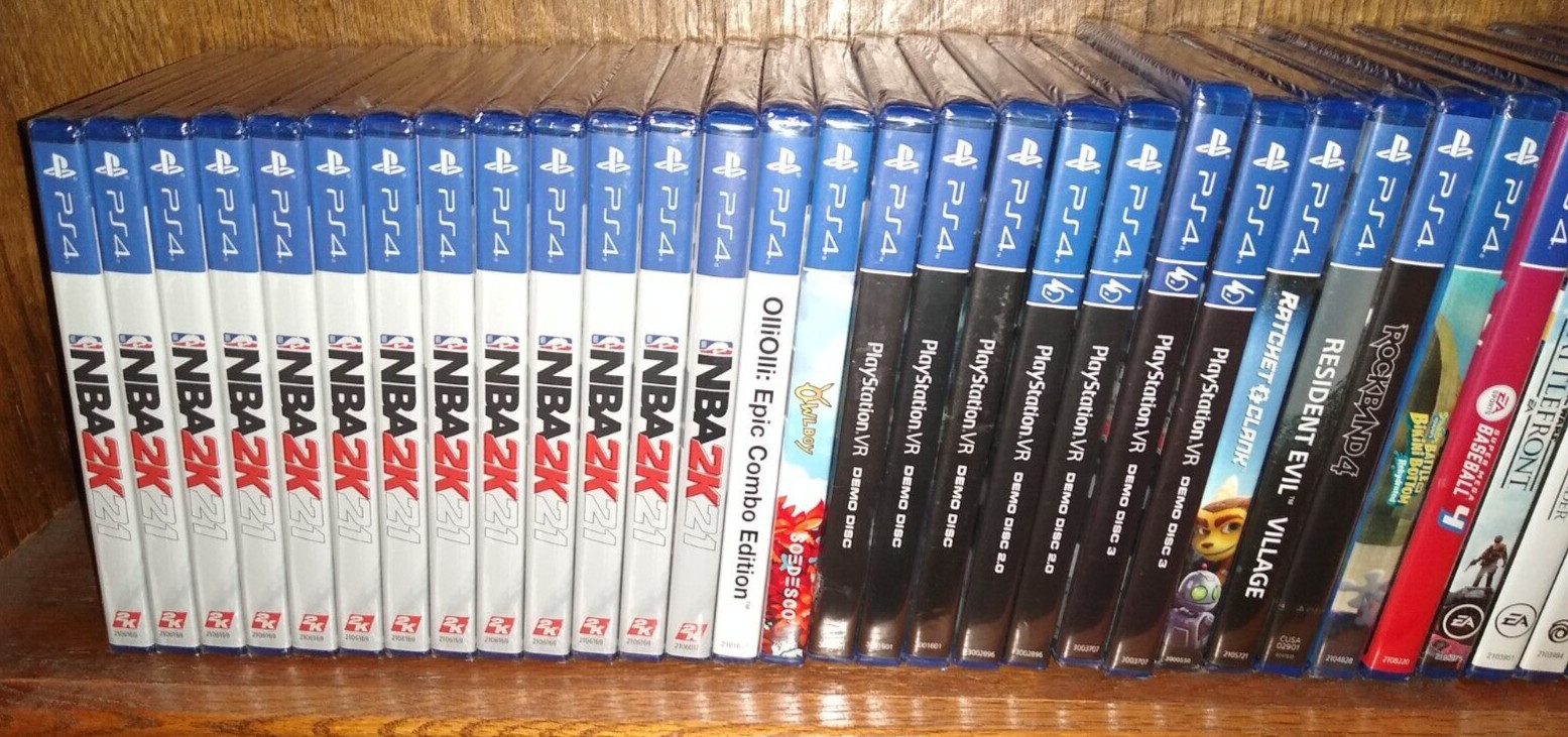 PlayStation 4 Games – PS4 Most are Sealed