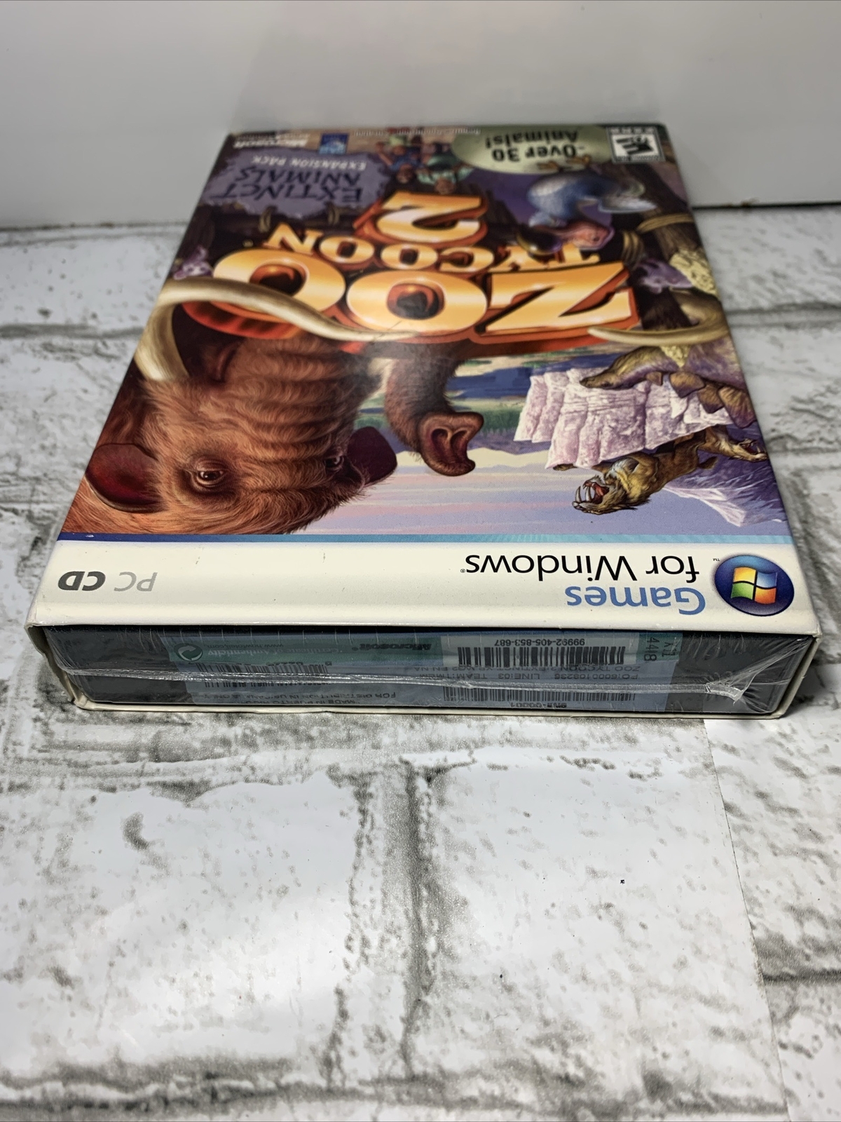 Microsoft Zoo Tycoon 2 Extinct Animals Expansion Pack Windows PC Game Unopened