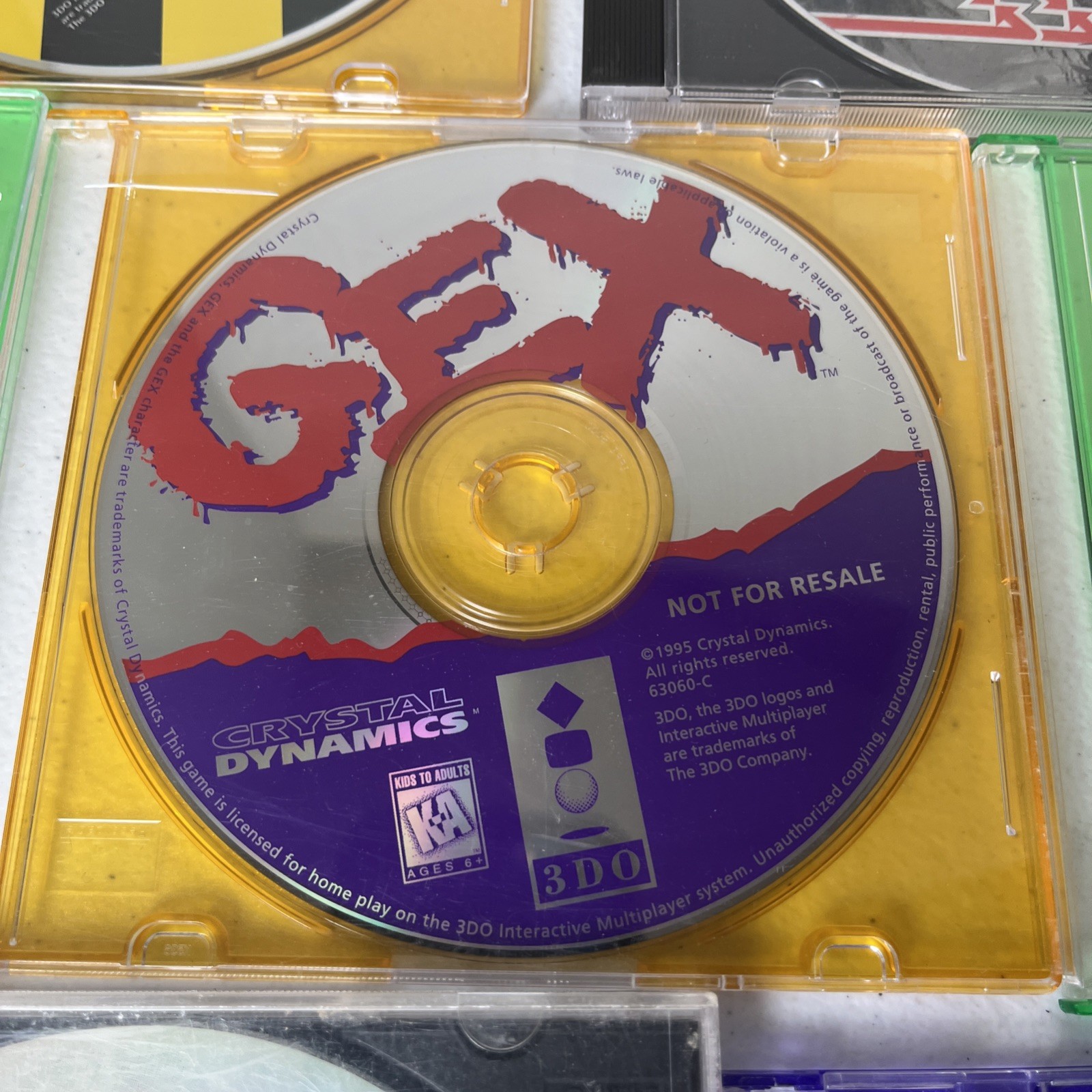 Panasonic 3DO Loose Game Disc Lot 7 Games Gex Syndicate AD&D Slayer Player Pack⁠