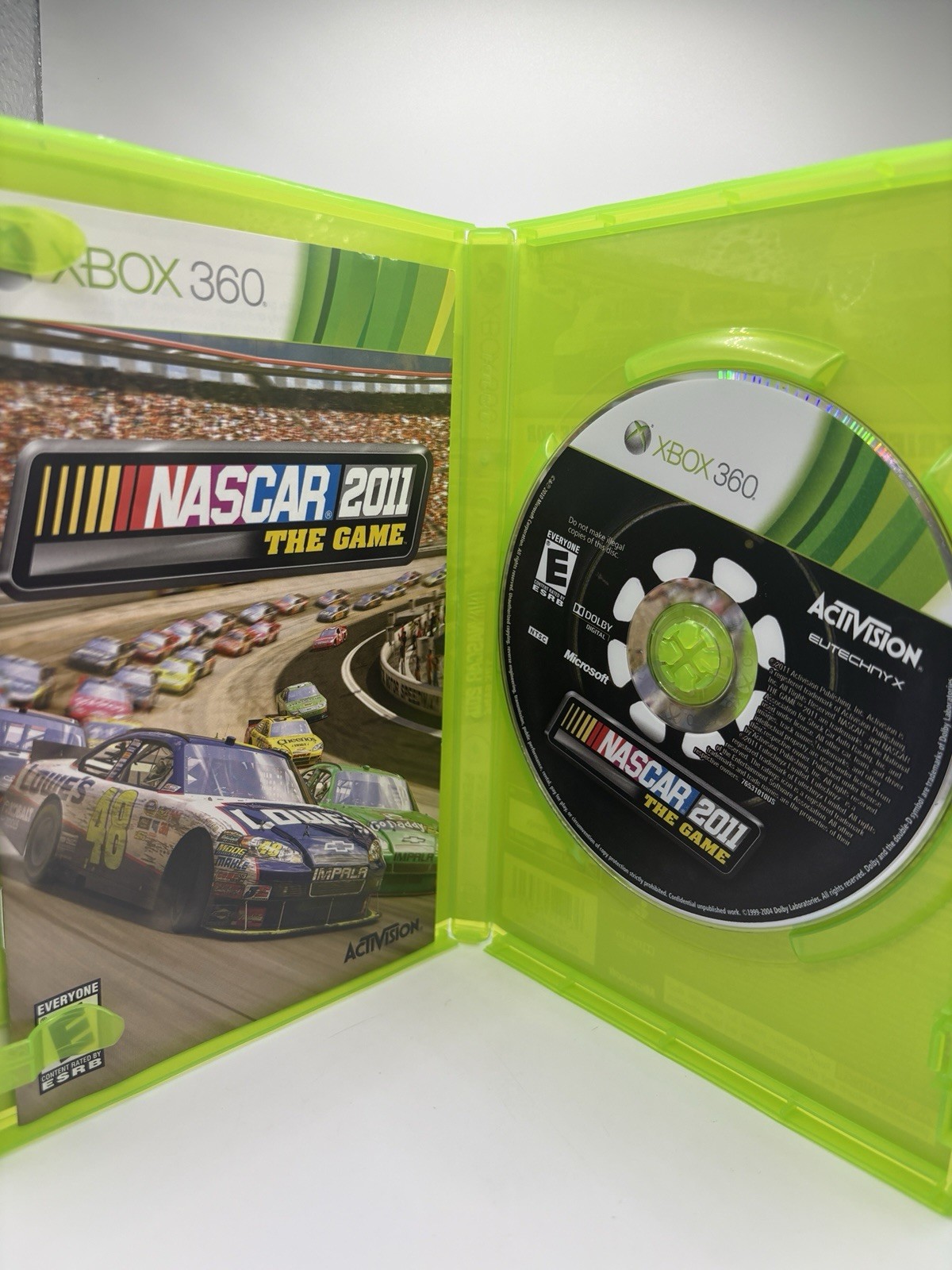 NASCAR The Game 2011 (Microsoft Xbox 360, 2010) CIB Tested