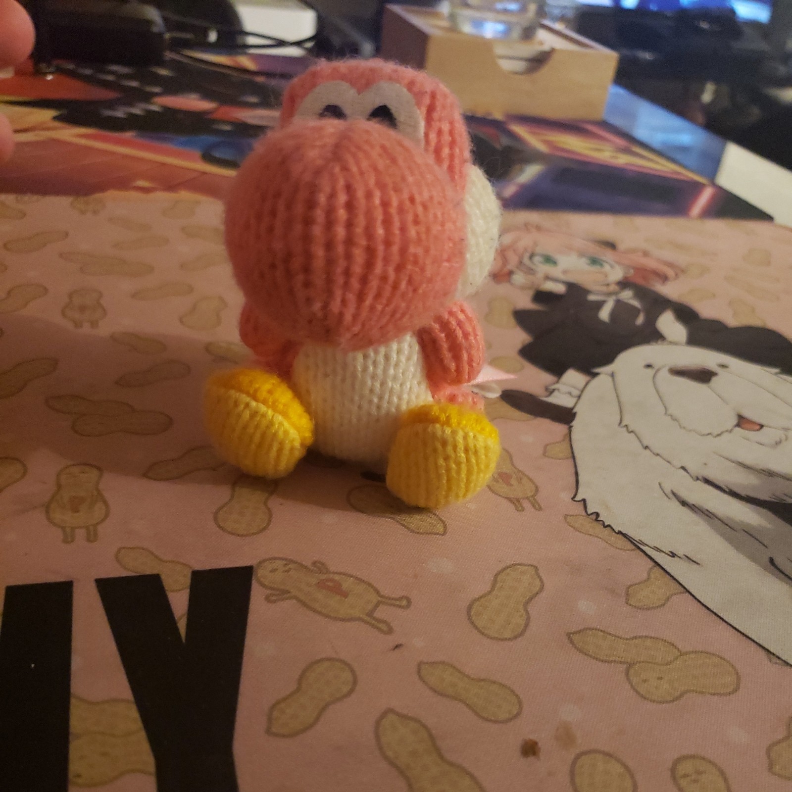 Nintendo Amiibo Pink Yarn Yoshi Yarn Figure Yoshi’s Woolly World 2015 Nintendo