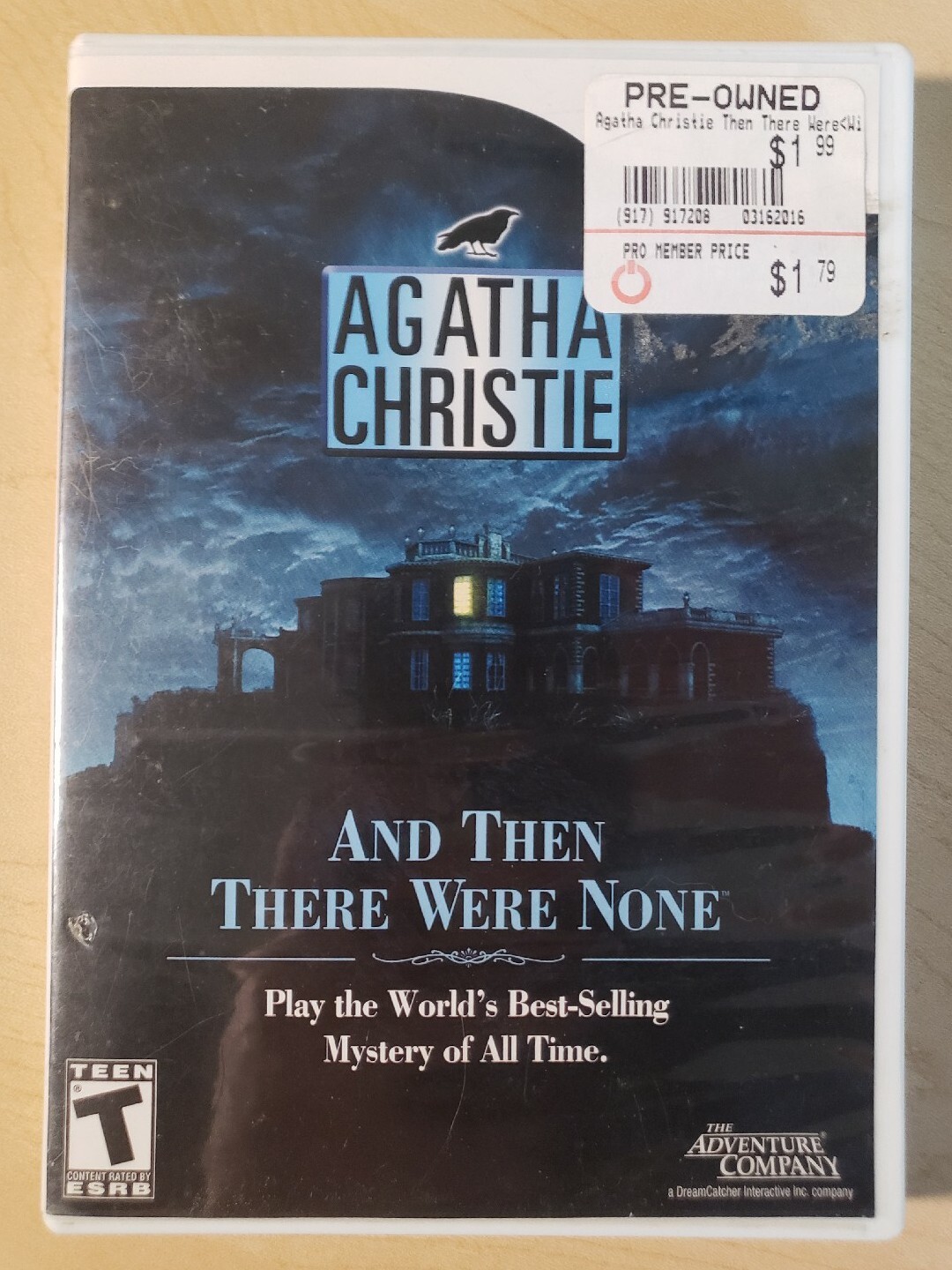 Agatha Christie: And Then There Were None (Nintendo Wii, 2008) Complete Tested