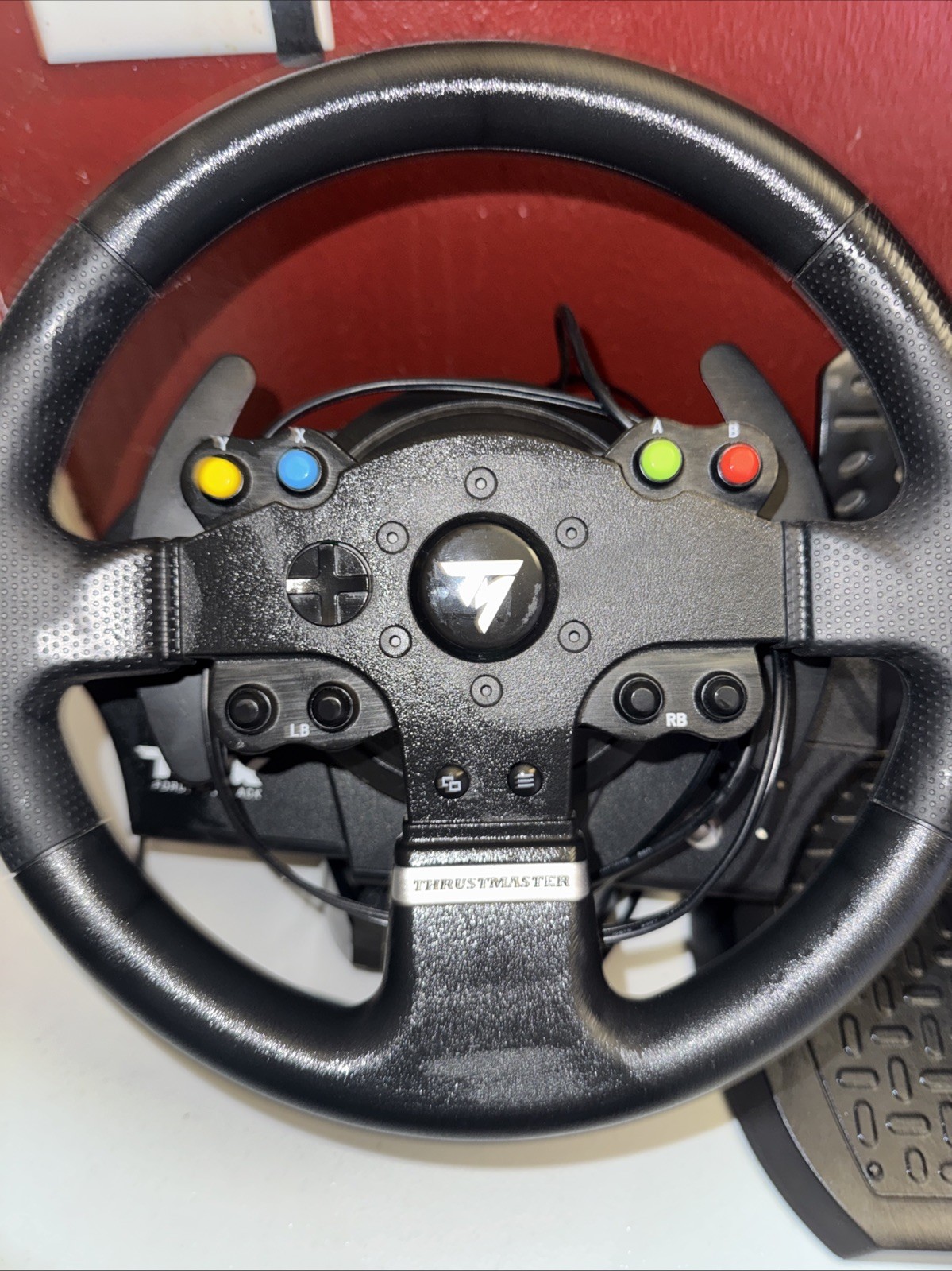 Thrustmaster TMX Force Feedback Racing Wheel for Xbox One, Pedals, Black