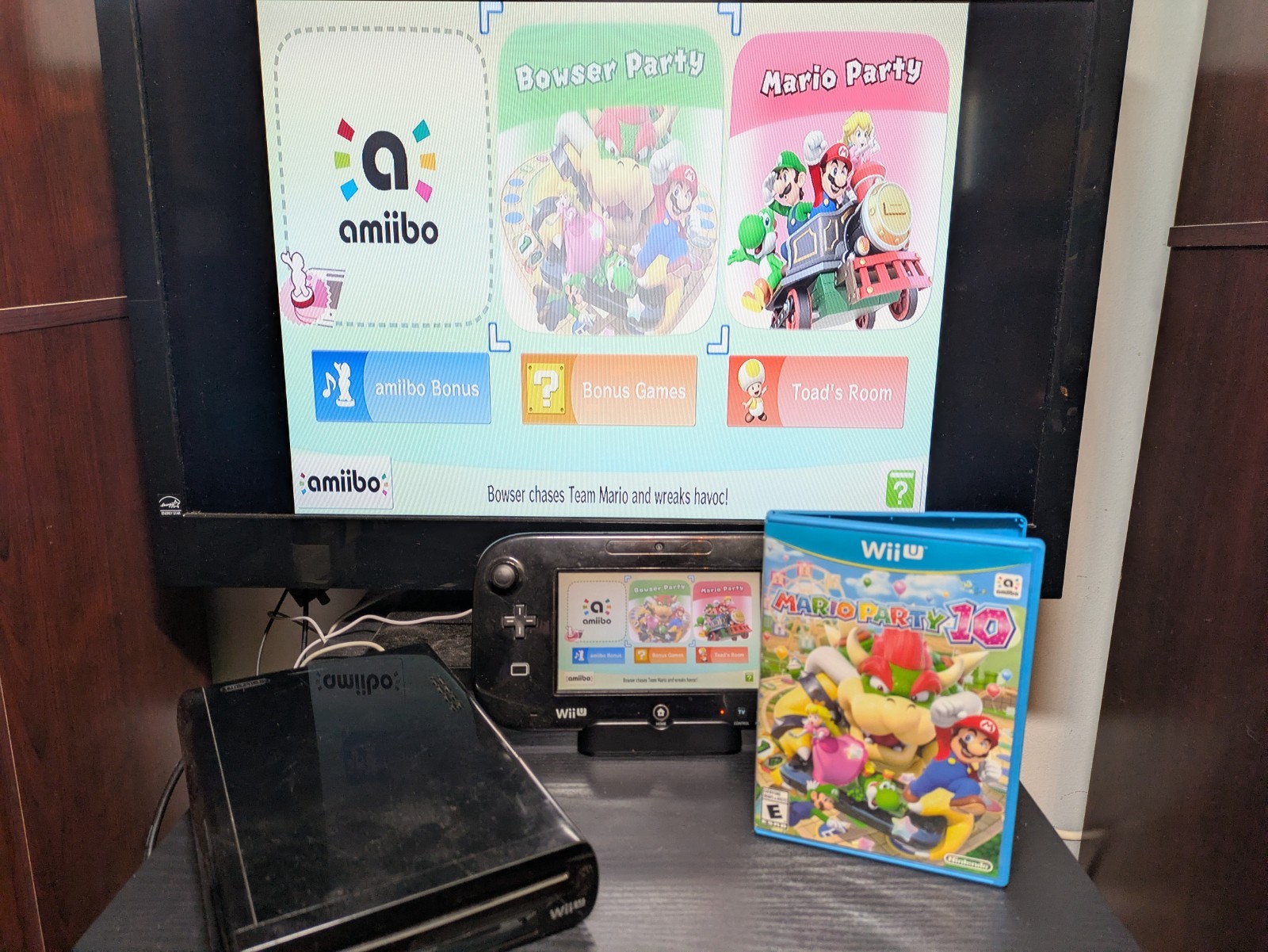 Mario Party 10 (Nintendo Wii U, 2015) Clean CIB Complete Tested Working