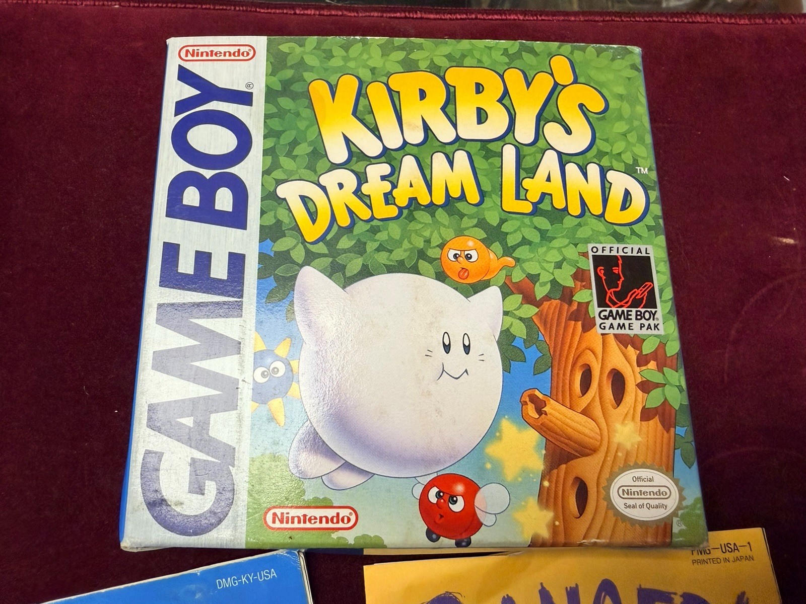 Kirby’s Dream Land Nintendo Game Boy Authentic Complete in Box & Manual Tested