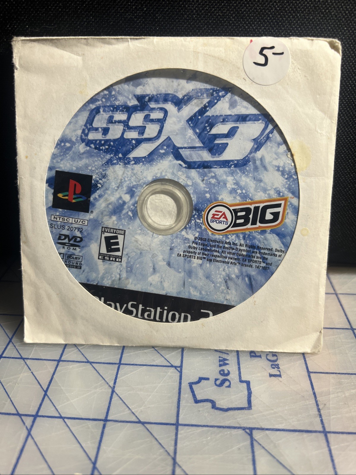 SSX 3 PlayStation 2 PS2, Disc Only, Black Label Tested