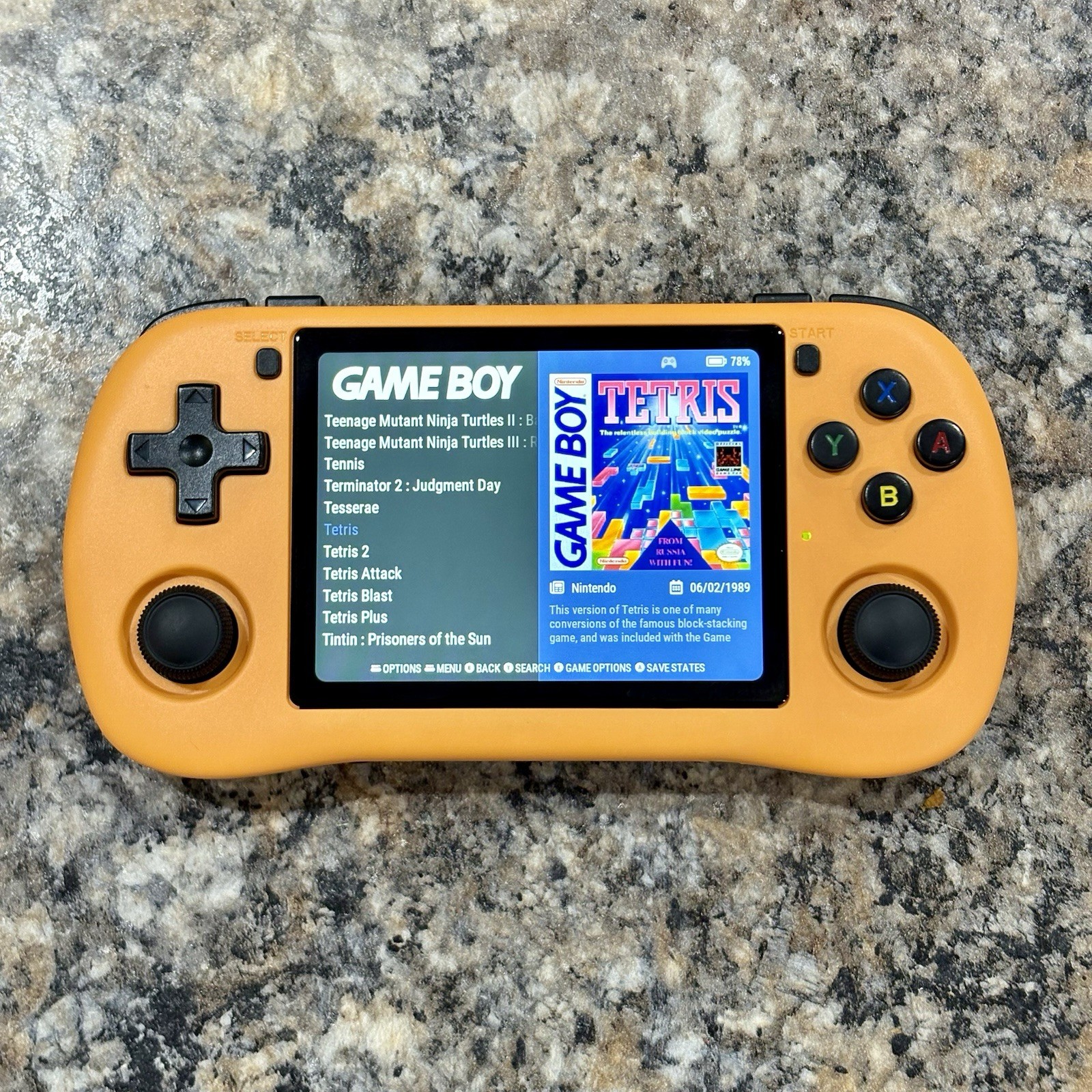 New PowKiddy X35H Gaming Handheld New 64GB Card Custom Loaded Ready To Play