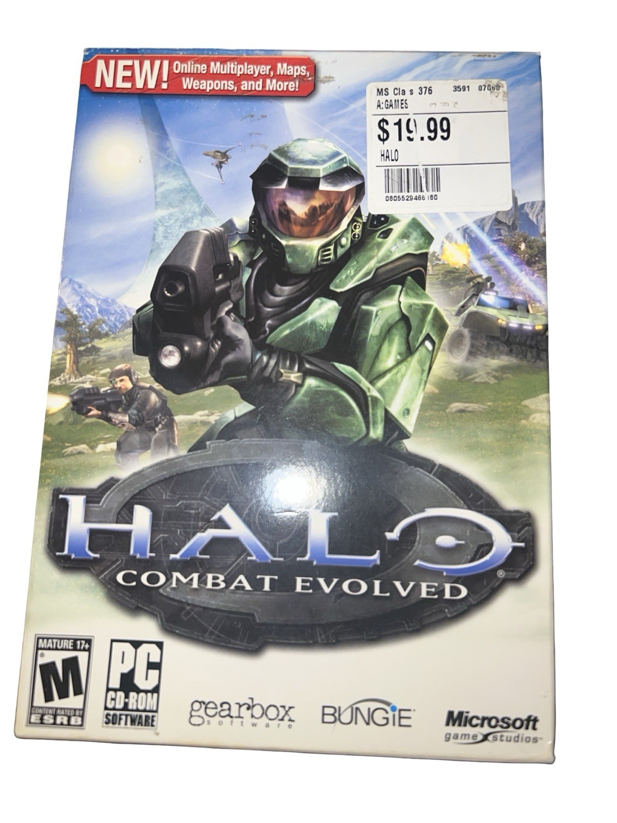 Halo: Combat Evolved PC Game with Original Box, Manual, and Sleeve Case