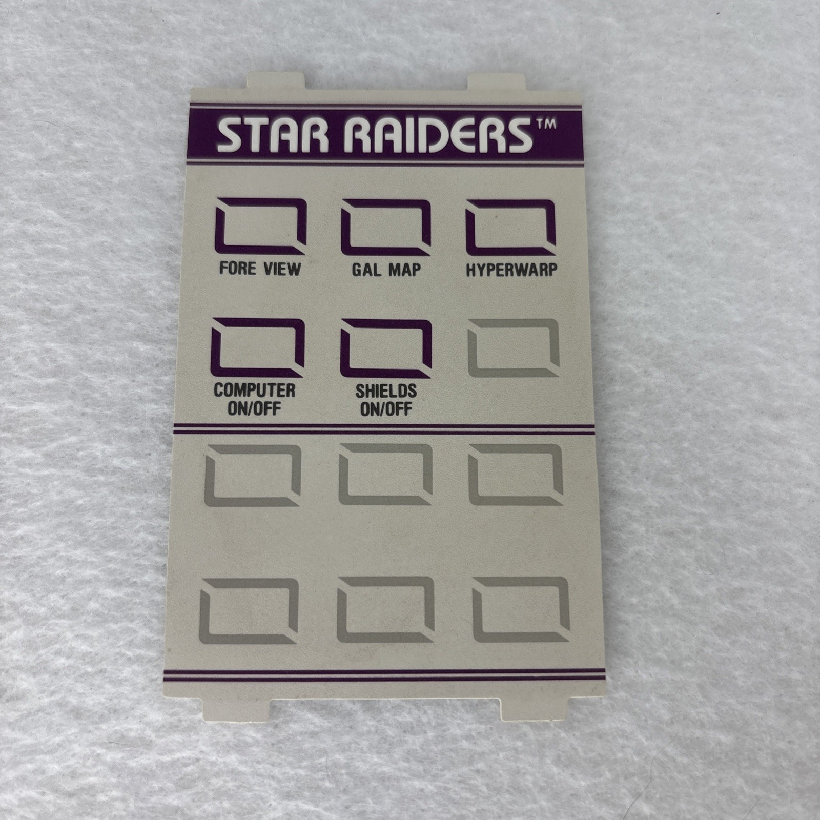 Star Raiders – Atari 2600 – 1982 – Cartridge, Manual & Video Touch Pad – Tested