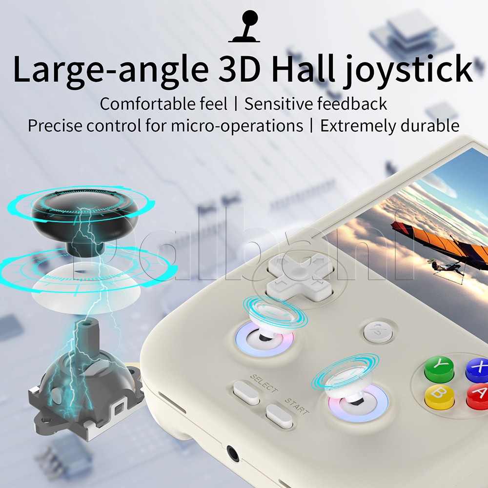 RG406V Anbernic White Retro Handheld Game Console Android 13 4-inch 128GB