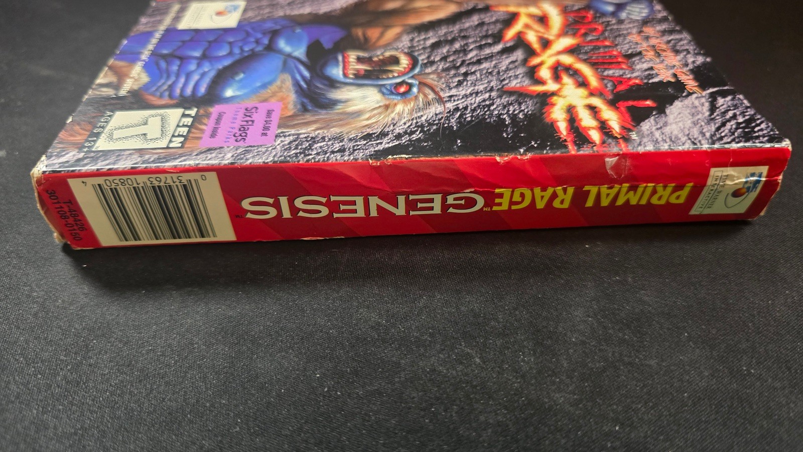Primal Rage Sega Genesis EXMT+ condition COMPLETE n box authentic+protector!