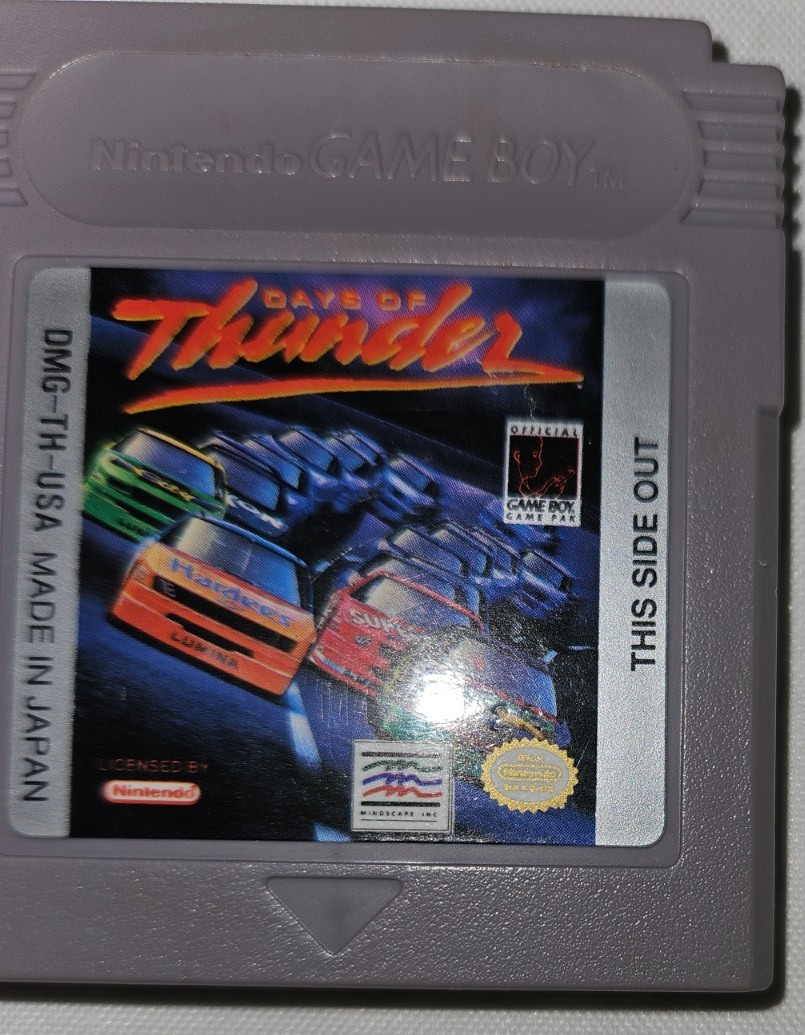 Days of Thunder Cartridge Only Authentic Nintendo Game Boy USA 1992 GameBoy