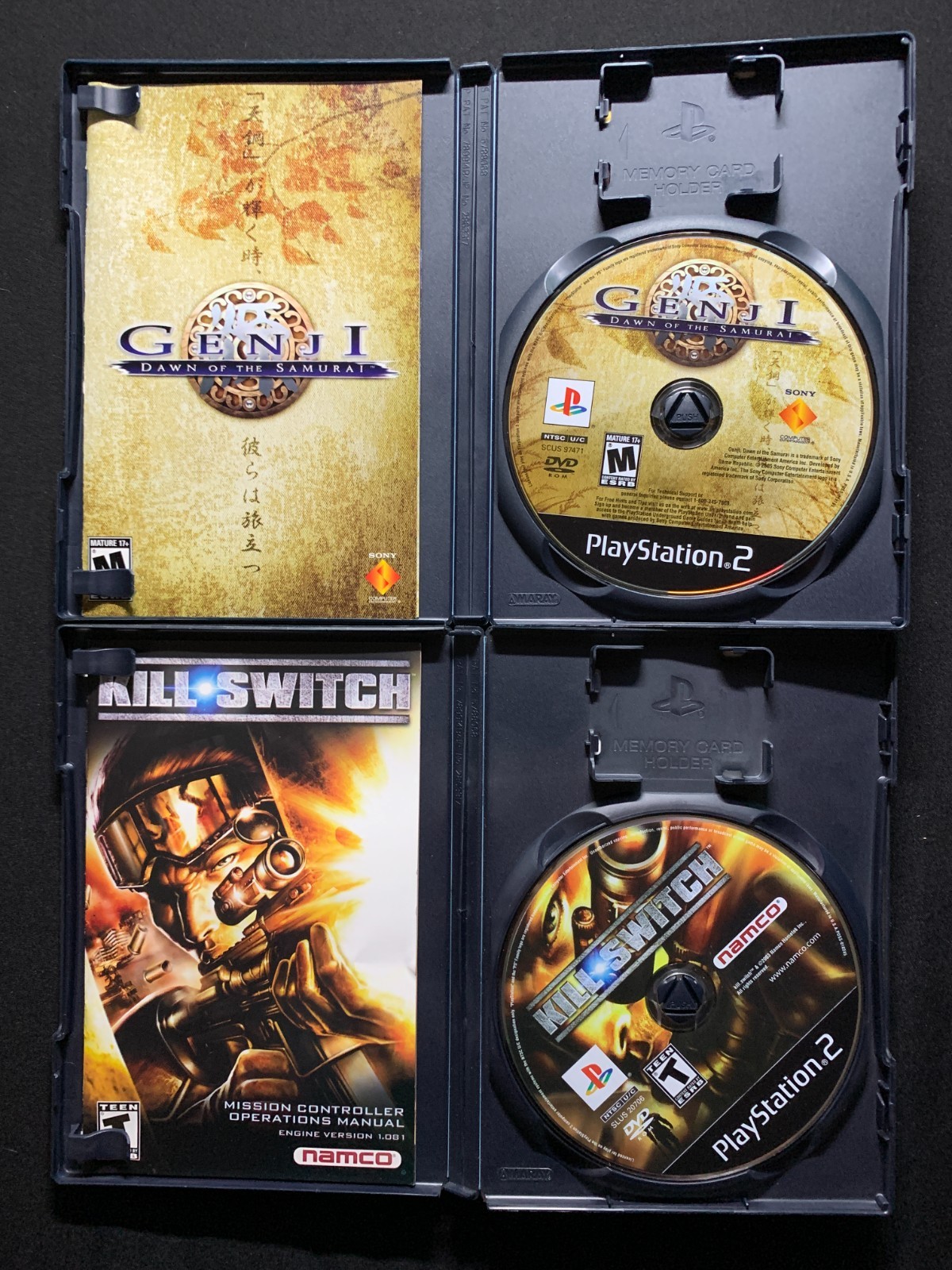 PlayStation 2 PS2 Lot 8 Games Dead to Rights Rygar Genji Black Driver 3 All CIB
