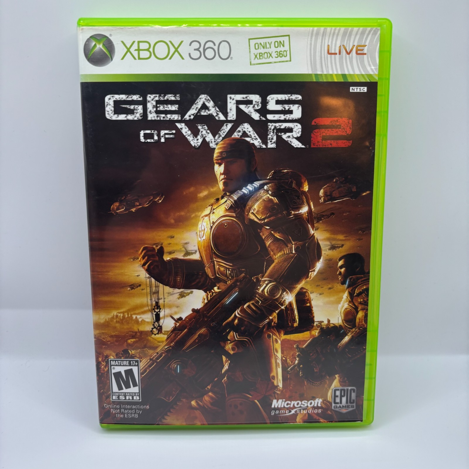 GEARS OF WAR 2 (Microsoft Xbox 360) Complete In Box CIB