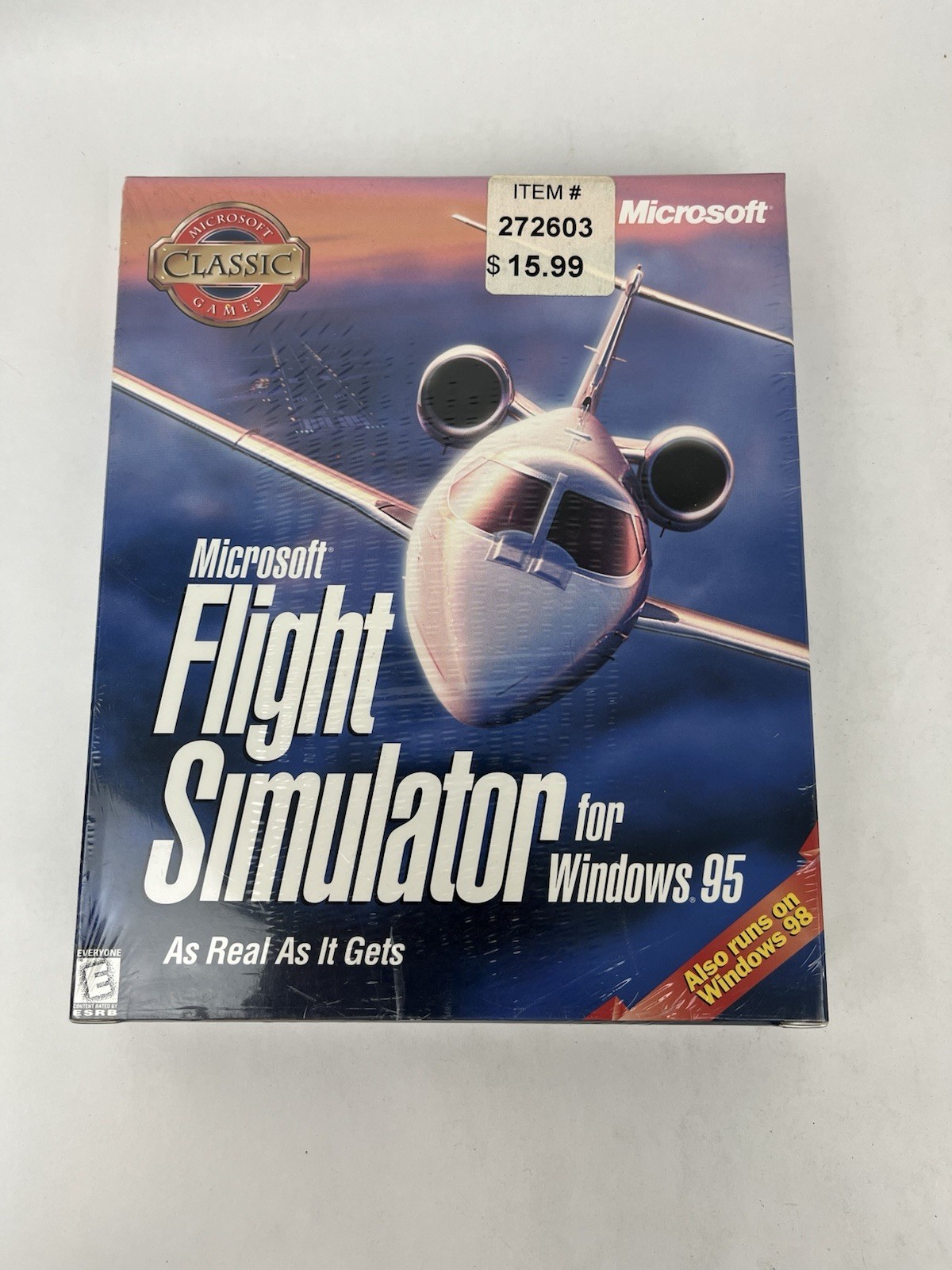 Microsoft Flight Simulator Version 6.0 for Windows 95 PC BIG BOX CD BRAND NEW