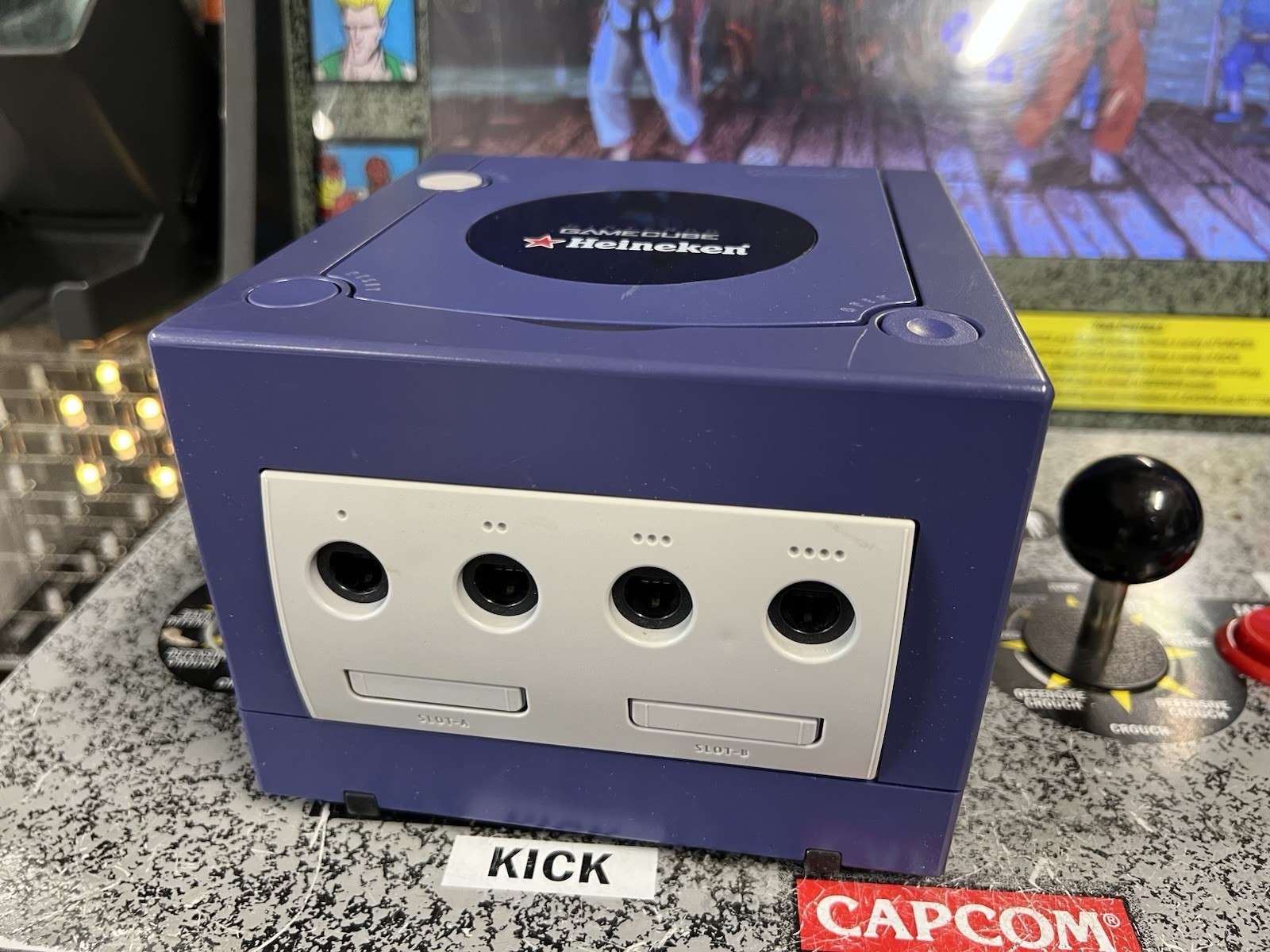 2002 Nintendo Heineken GameCube Indigo Purple Console CIB Limited to 50 Promo