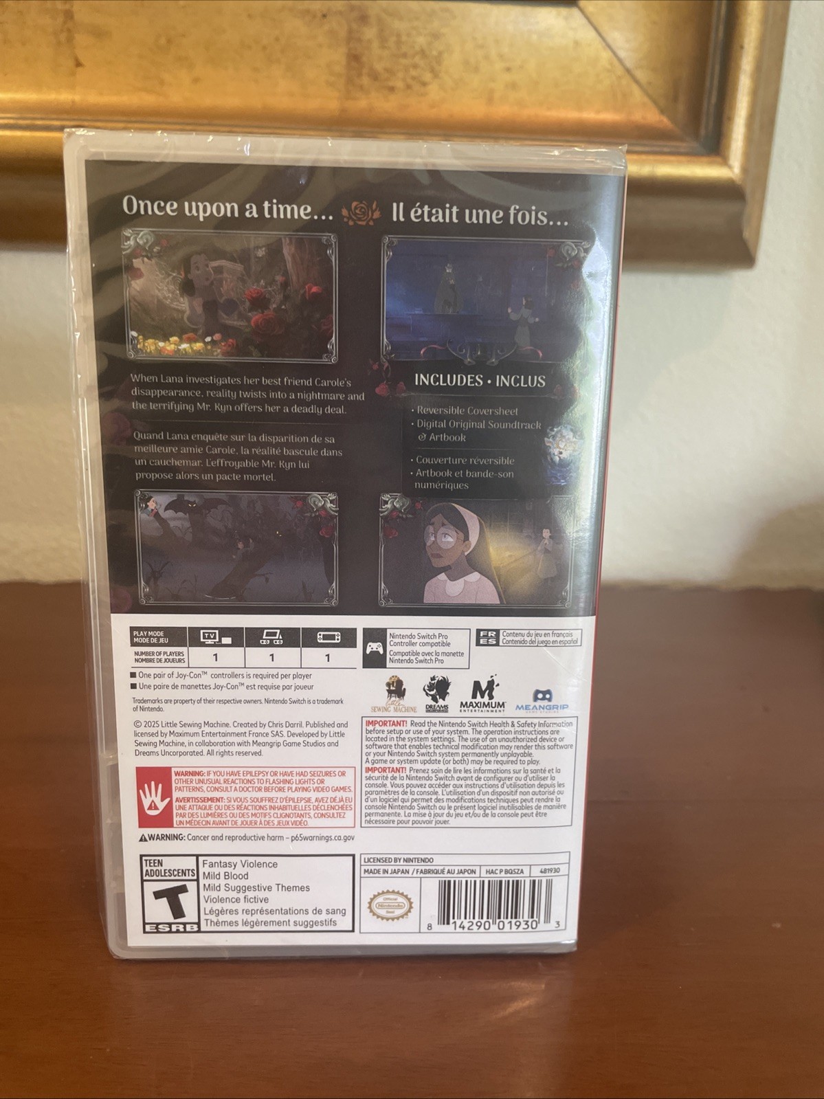 Bye Sweet Carole – Nintendo Switch SEALED BRAND NEW READ DESCRIPTION