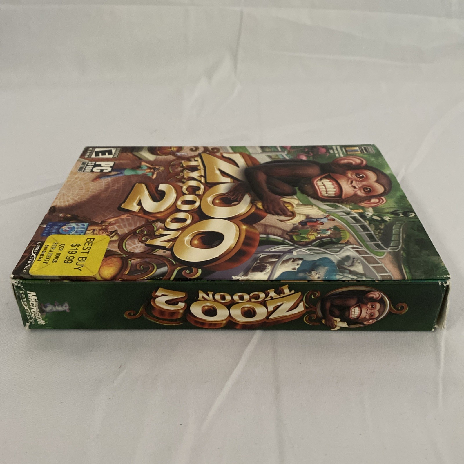 Zoo Tycoon 2 (PC, 2004) CD ROM Windows Computer Game – Microsoft – W Box/Manual