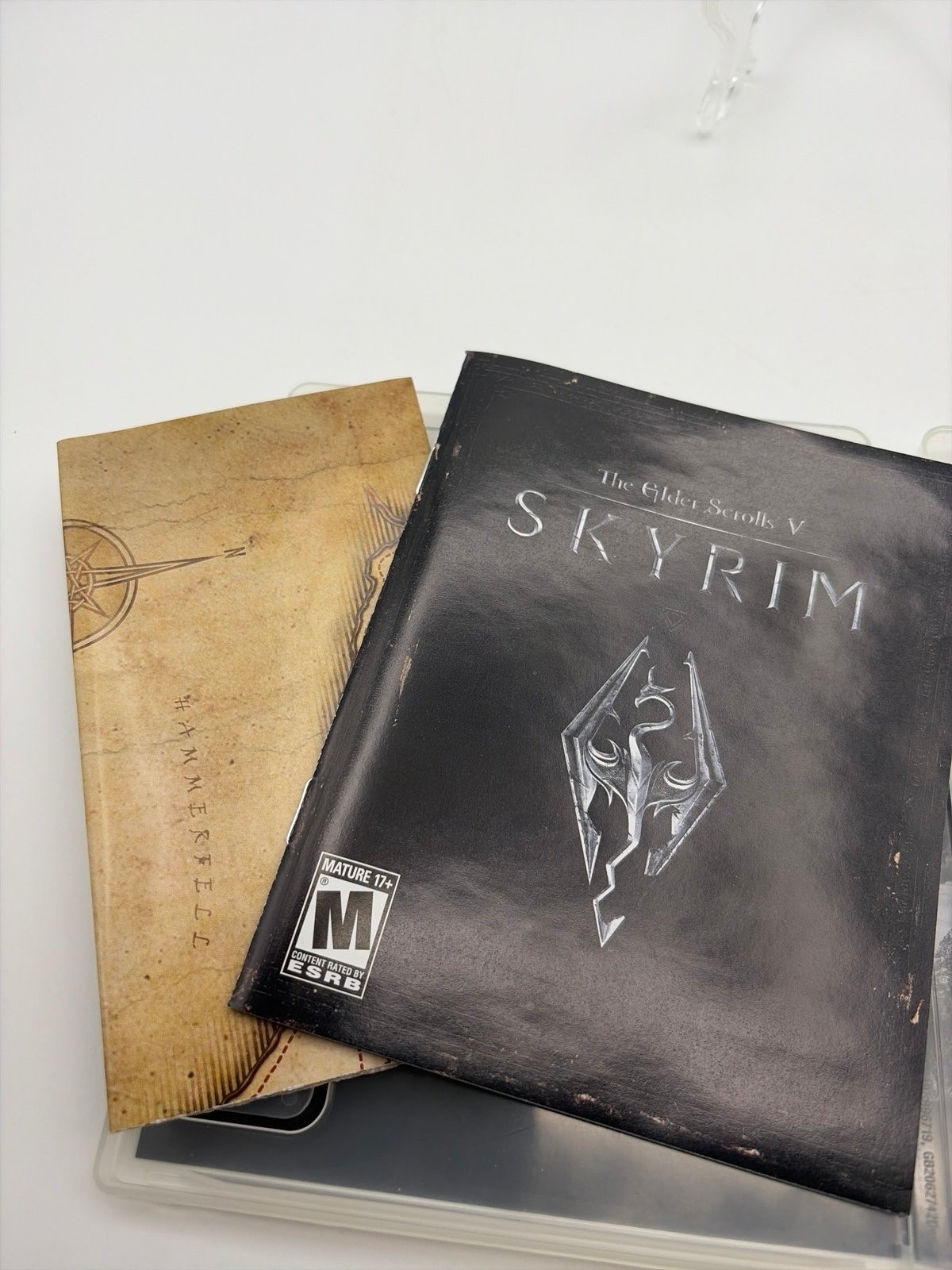 The Elder Scrolls V: Skyrim (PlayStation 3, 2011) Complete Manual & Map Tested