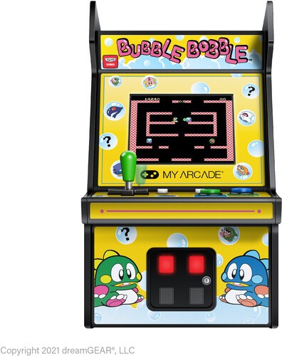 My Arcade DGUNL-3241 Bubble Bobble Micro Player Retro Arcade Machine – 6.75 IN [