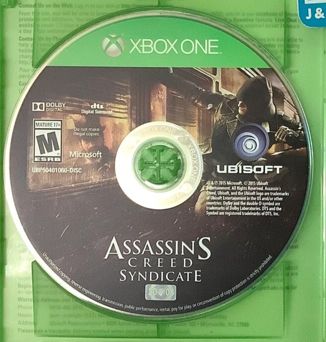 PlayStation 4: Assassin’s Creed Syndicate Gold Edition – Case and Disc Tested