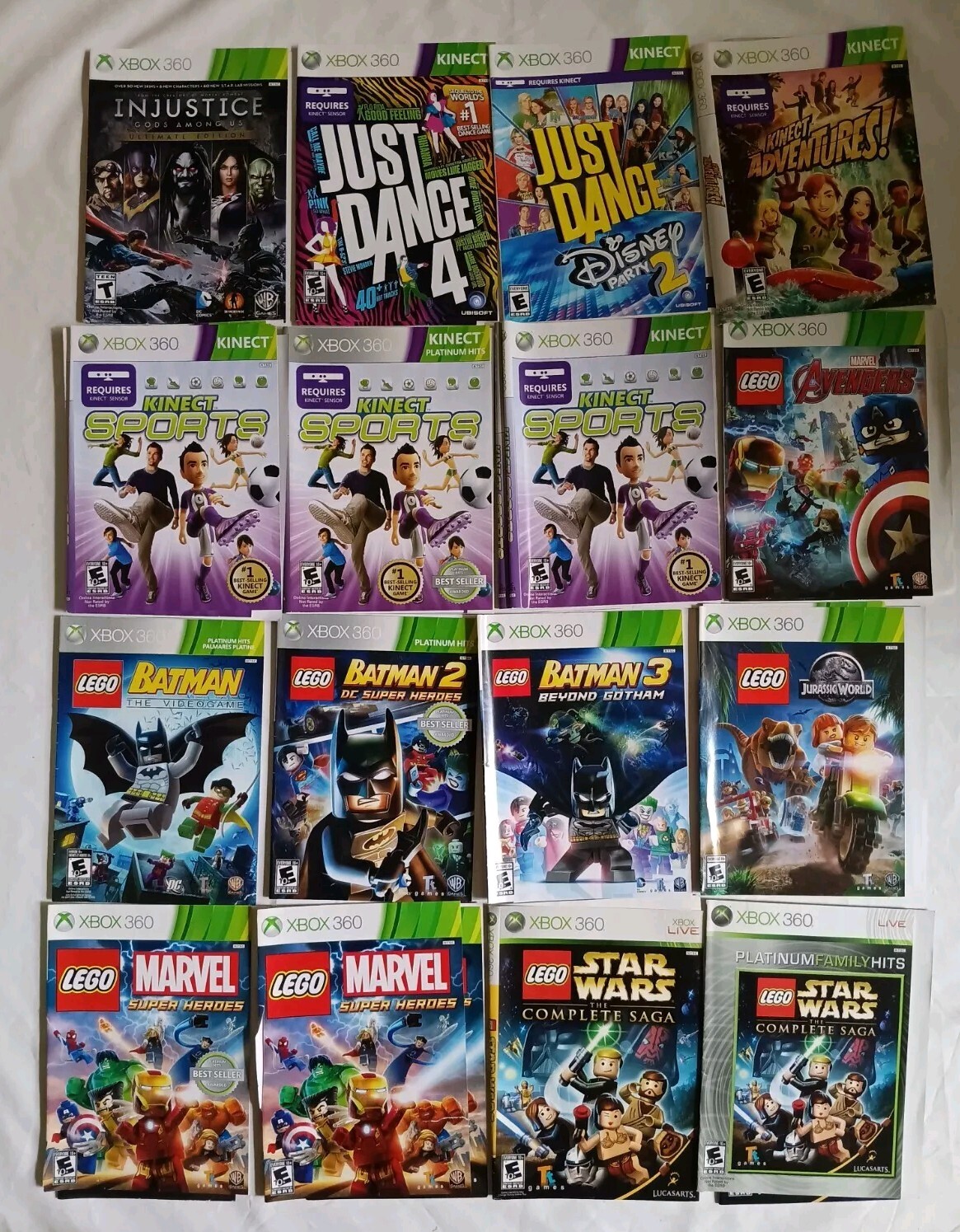 XBOX 360 Replacement Cover Art ONLY