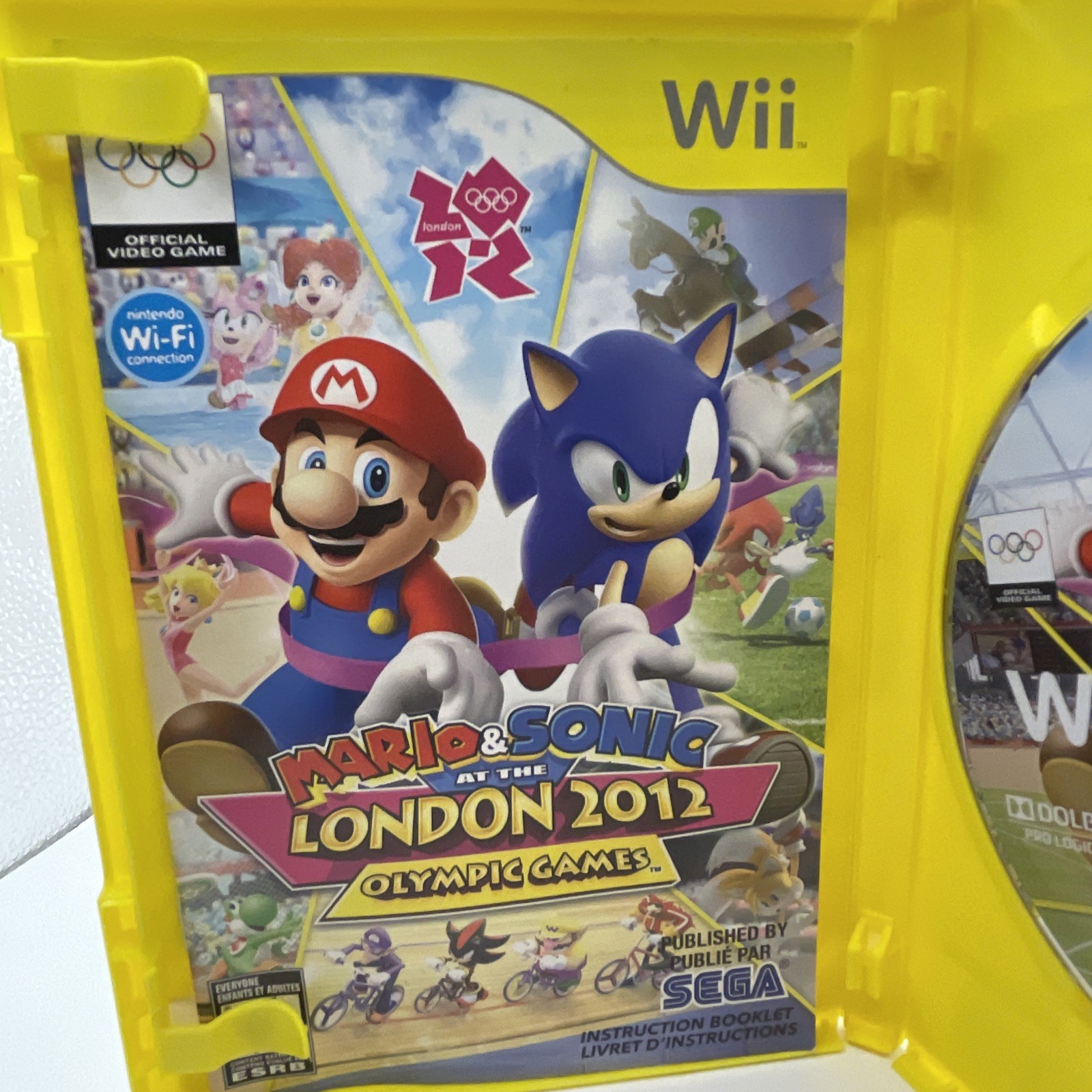 Mario & Sonic At The London 2012 Olympic Games (Nintendo Wii, 2012) Complete