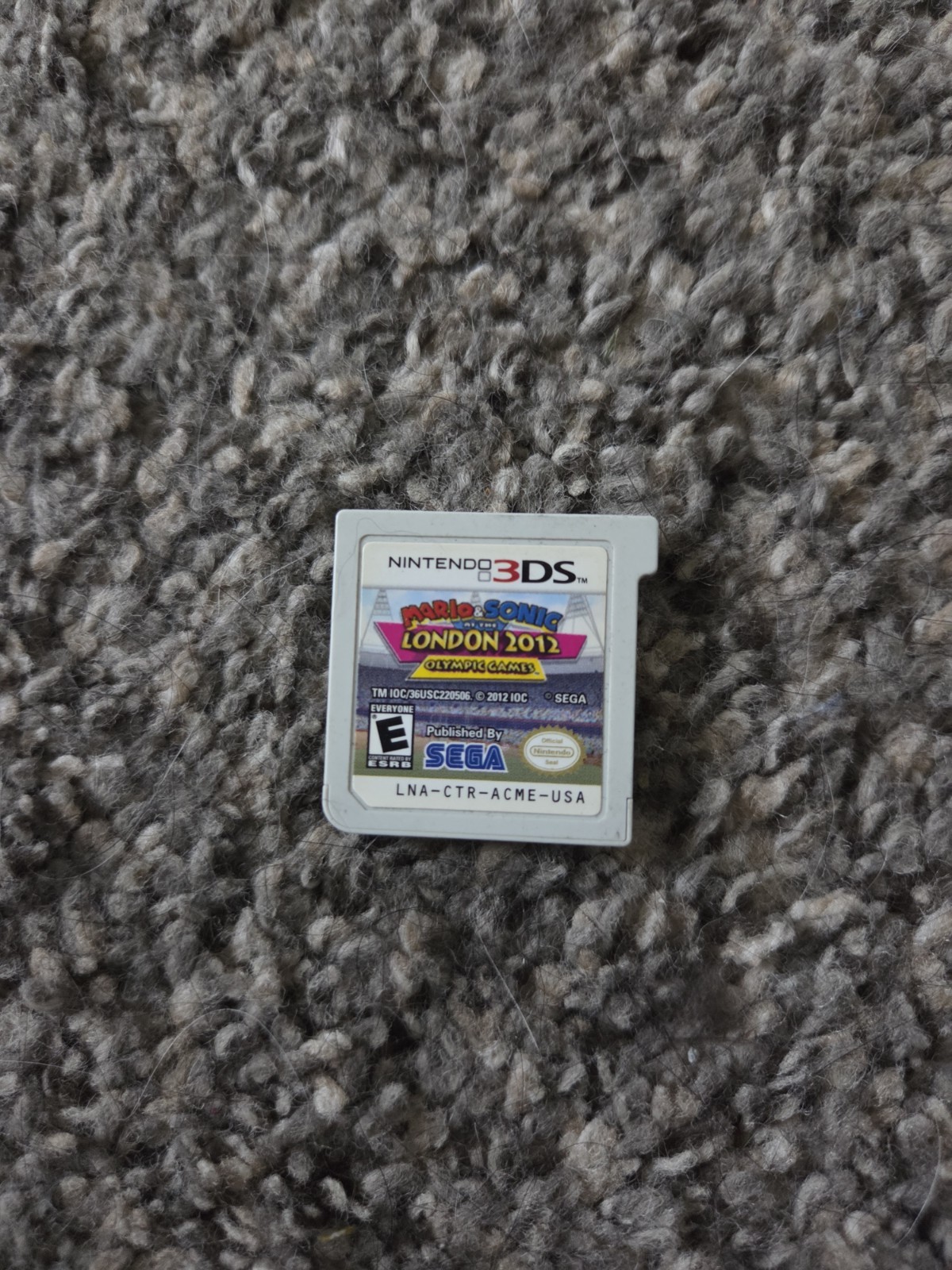 Mario & Sonic London 2012 Olympics Nintendo 3DS Good Condition