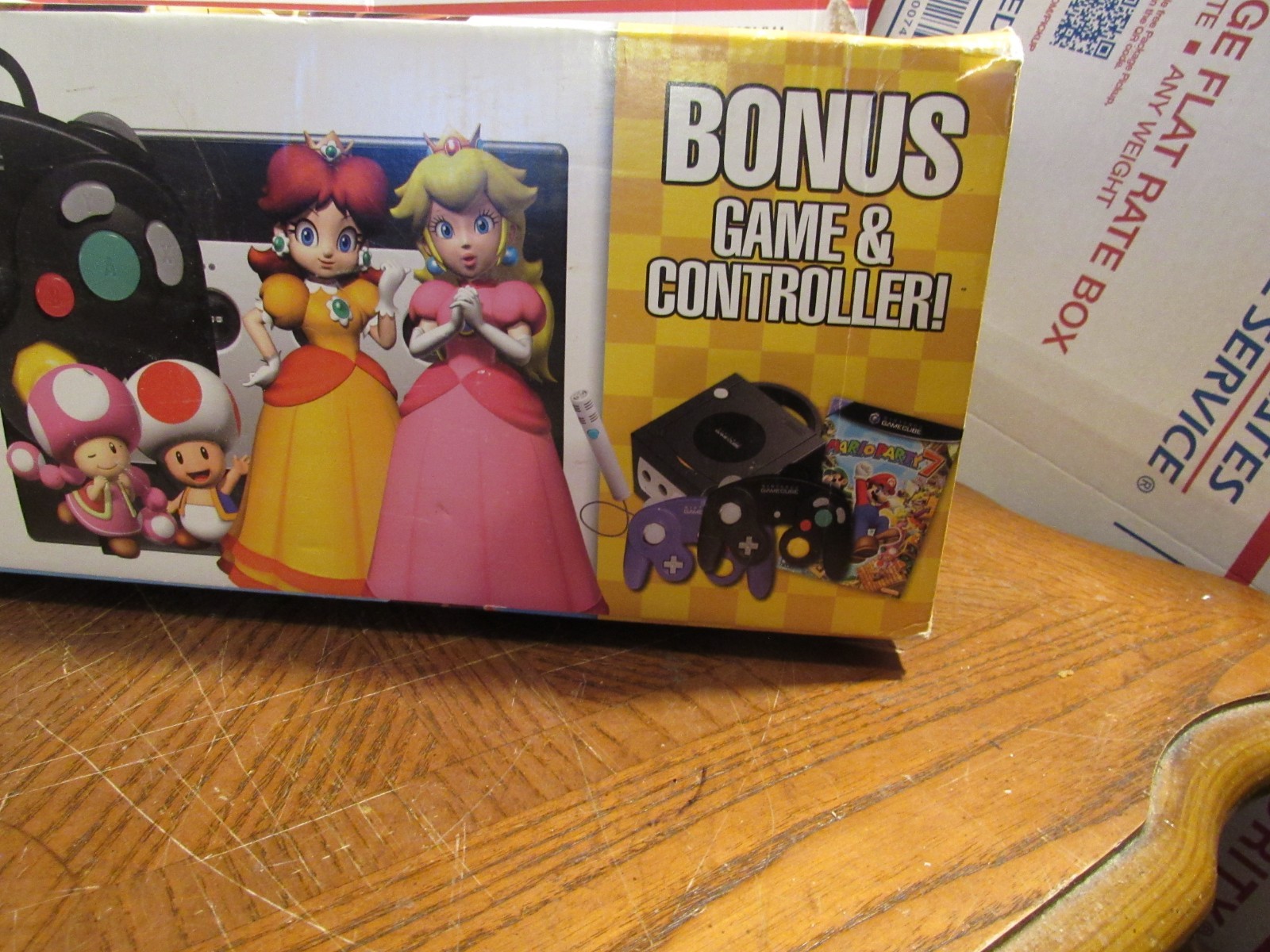 Nintendo Gamecube Mario Party 7 Bonus Set Console Box Only (No Console Included)