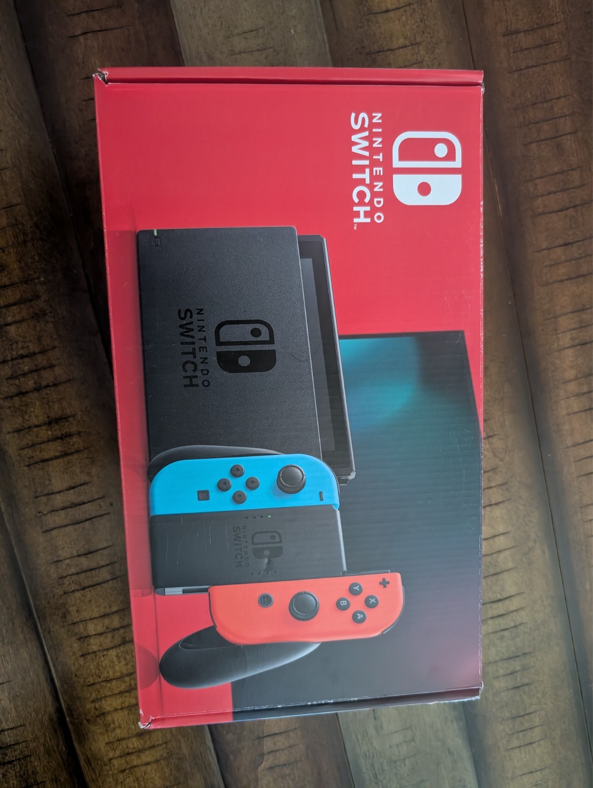 Nintendo Switch HAC-001(-01) Handheld Console – 32GB – Neon Blue/Red Joy-Con…