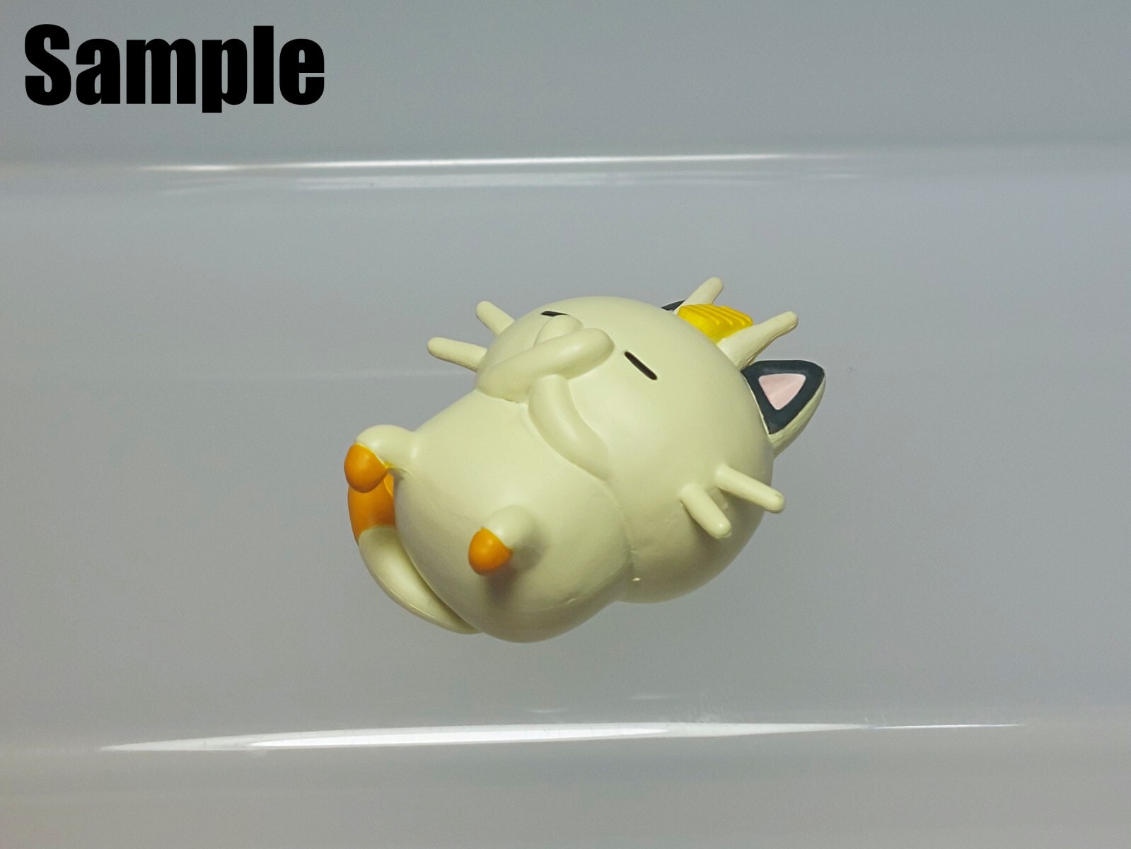 Pokemon Center Japan 2020 Figure Oyasumi Chuu Meowth Nyarth New 0.8in