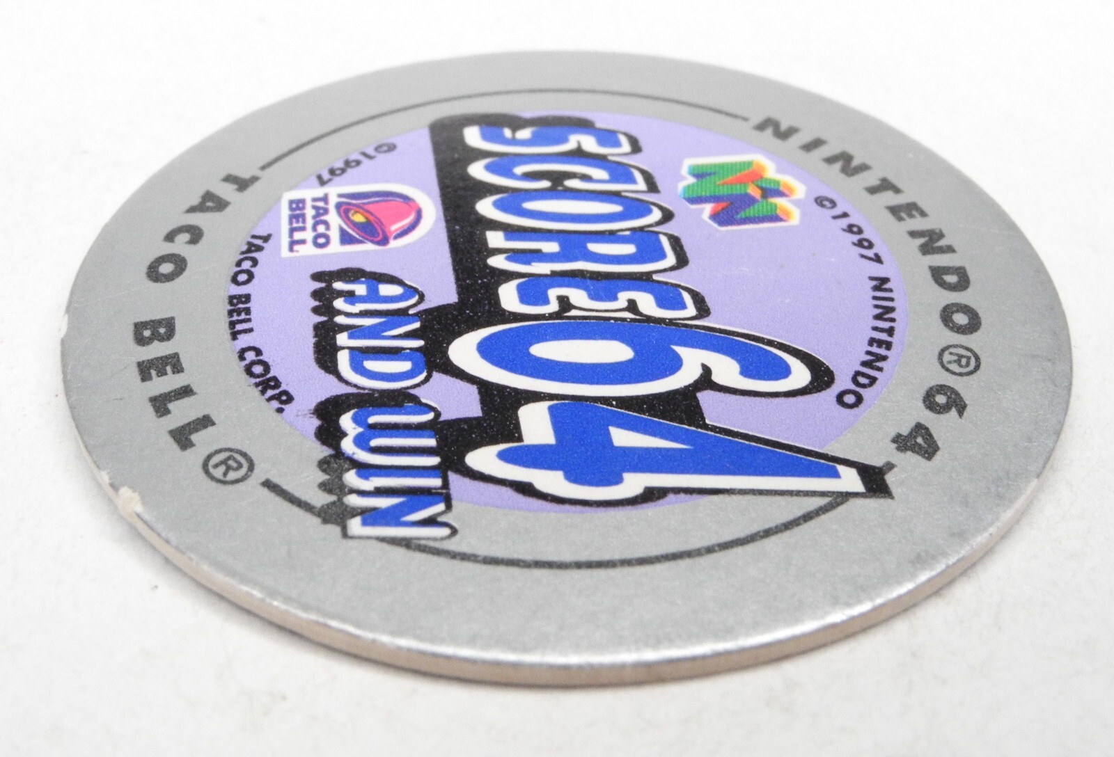 Taco Bell Score 64 1997 Fox McCloud Star Fox 64 Nintendo 64 Game Coin