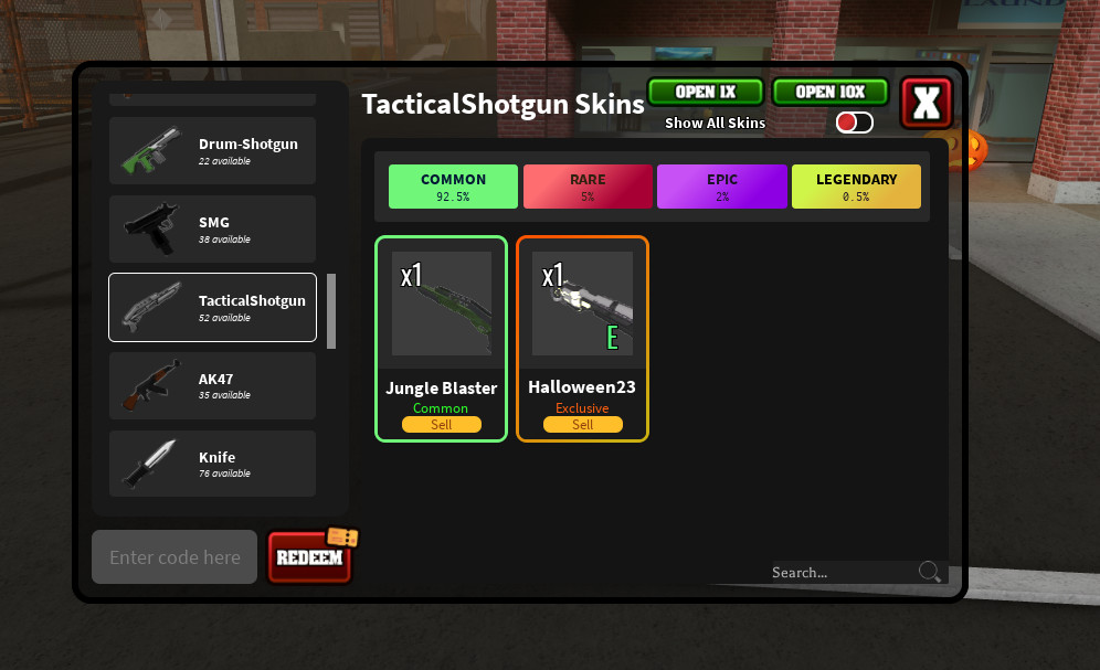 🎃 ROBLOX: ALL MY DA HOOD SKINS (Knives, Revolvers, DB, Tacticals) 🔫 CHEAPEST