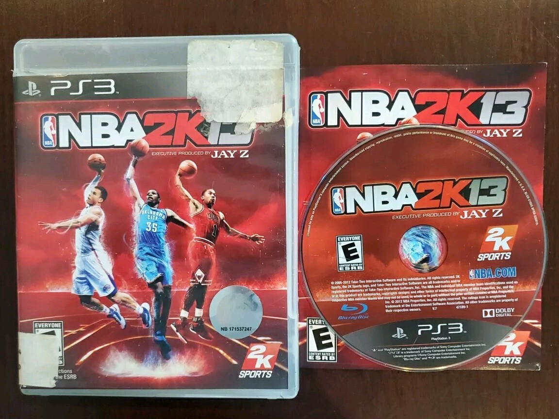 NBA 2K13 (Sony PlayStation 3, 2012 2K Sports) Complete w/Manual by JAY-Z
