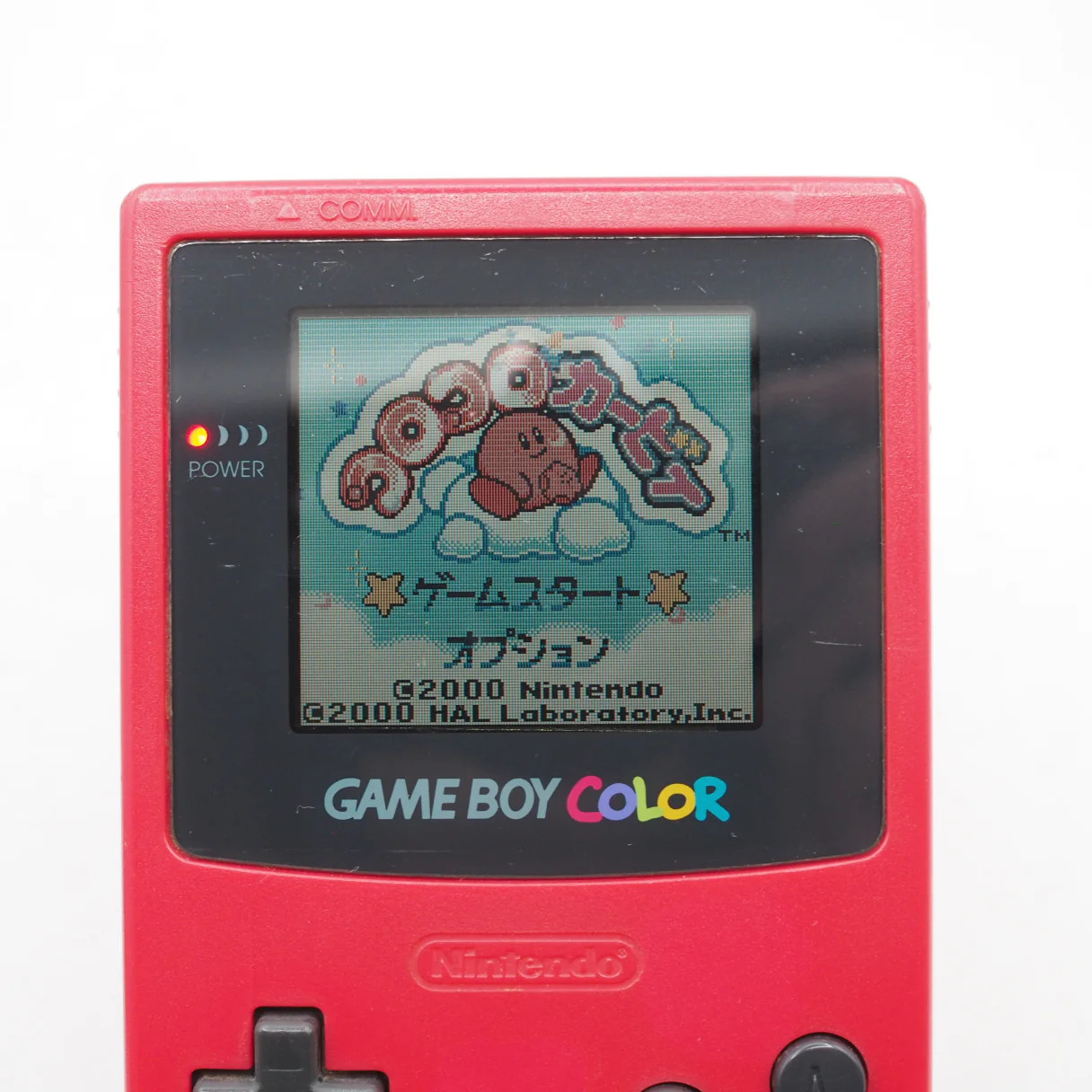 Nintendo GAME BOY COLOR Red CGB-001 Handheld System Boxed Tested Serial Match GB