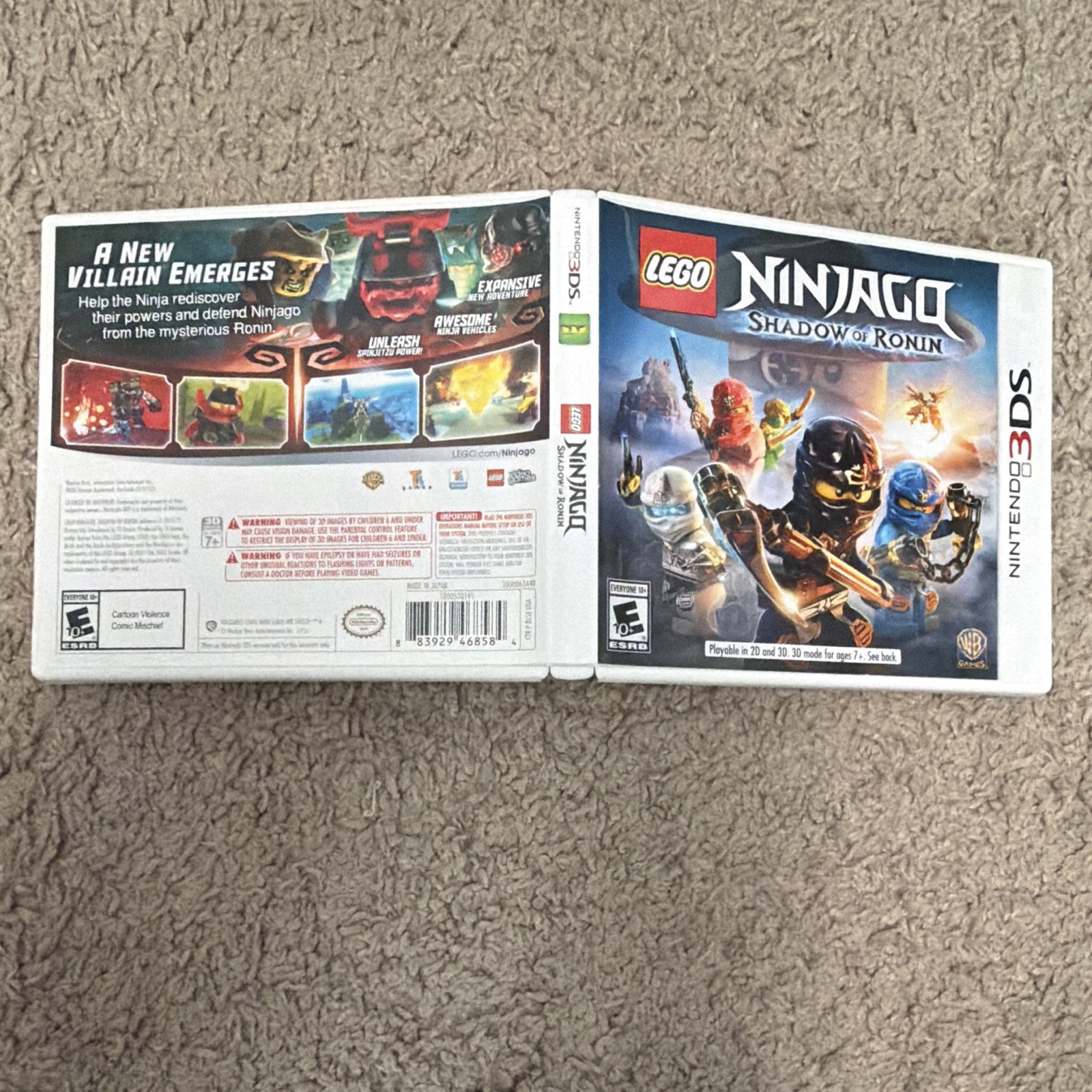 LEGO Ninjago: Shadow of Ronin Nintendo 3DS 2015 NTSC-U/C E10+