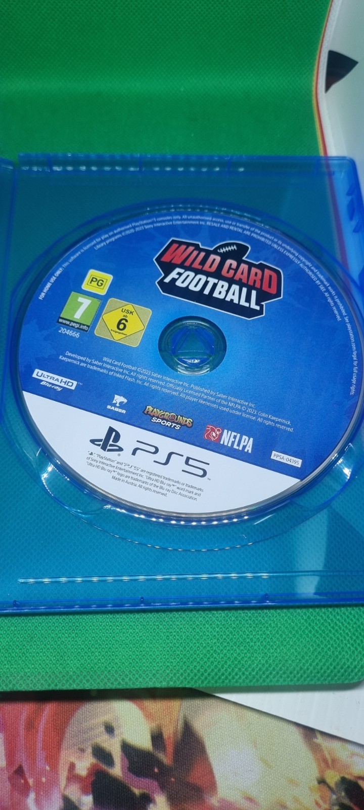 Wild Card Football Sony PlayStation 5 PS5 Gridiron NFL American No Front Cover