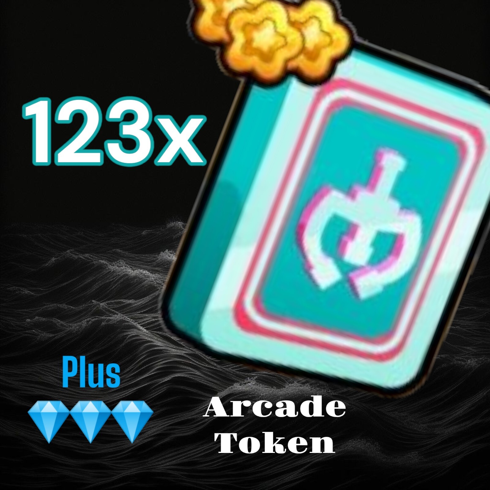 Pet Simulator 99. 123x Arcade Token +1 Million Diamonds. PS99. Same Day