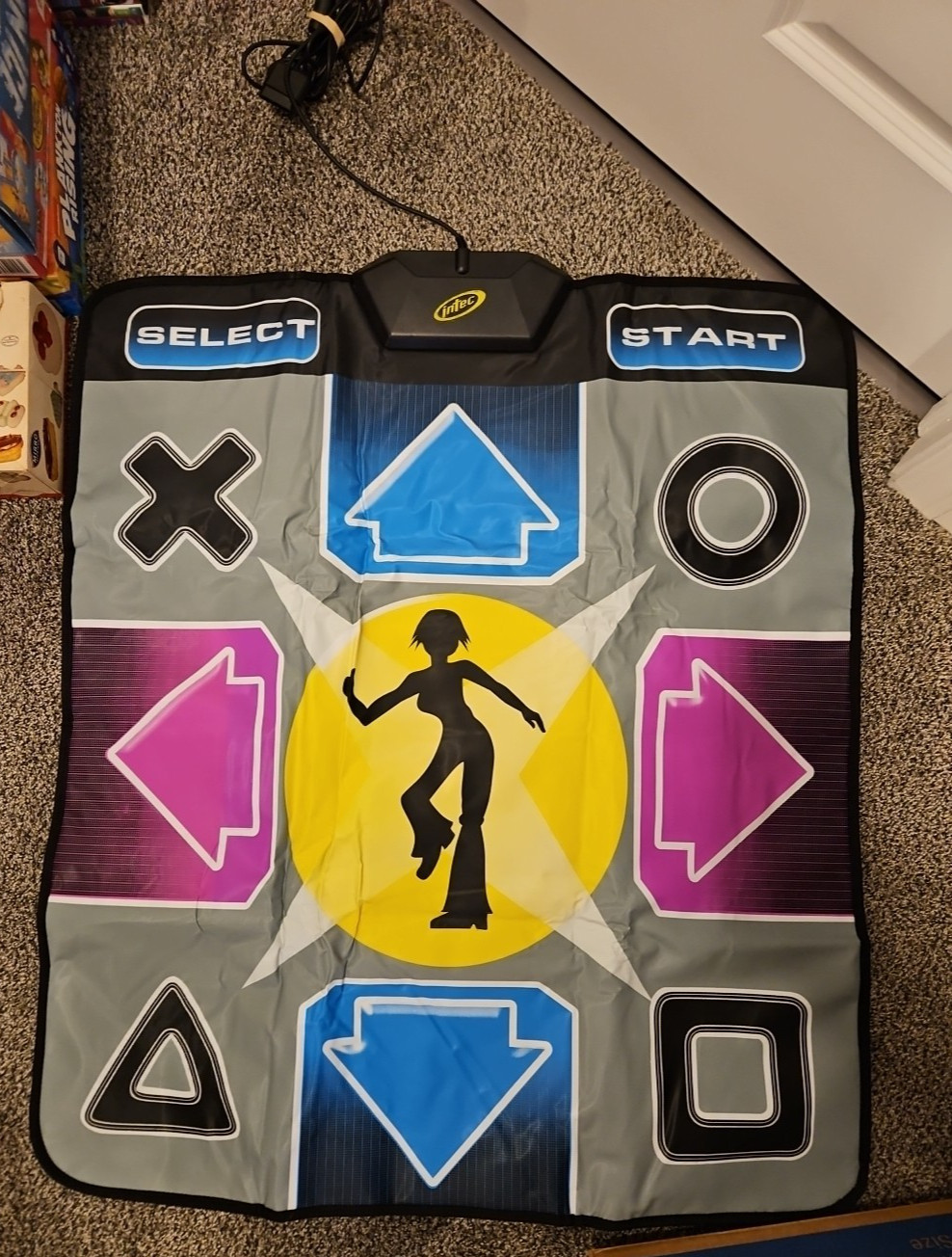 Dance Dance Revolution DDR Game Dance Pad Mat PlayStation 2 PS2- Intec