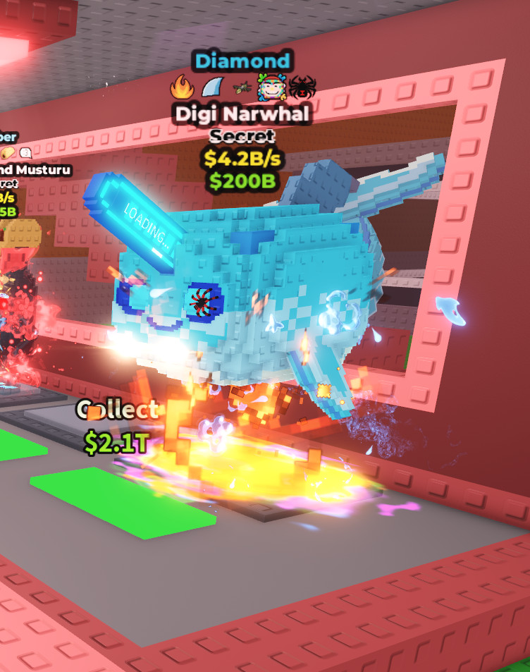 4.2b diamond Digi narwhal Steal A Brainrot