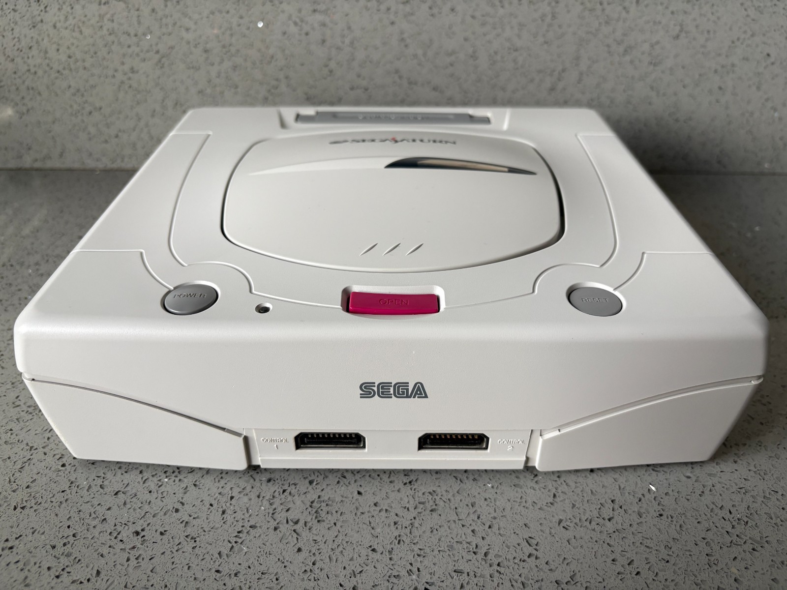SEGA SATURN SAROO CONSOLE W/ 256GB SD CARD CONTROLLER W/ NEW POWER & AV CABLES