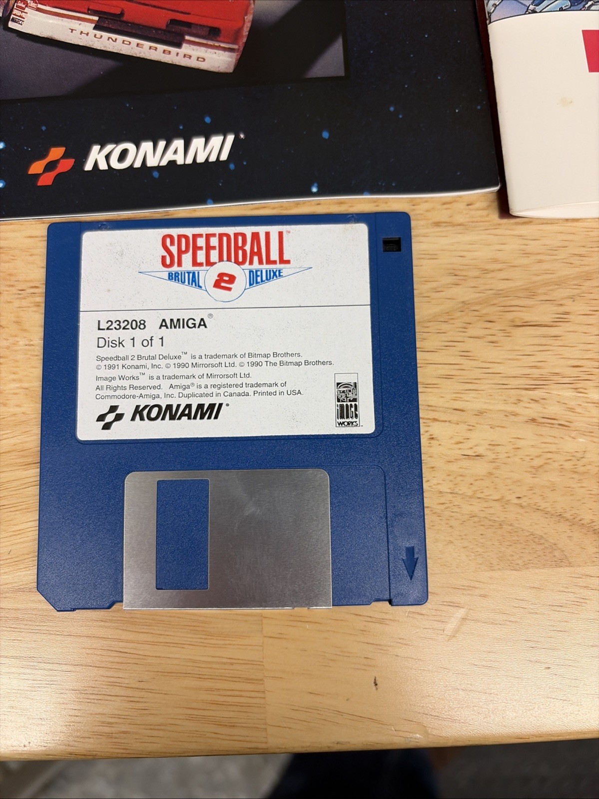 Speedball 2 Brutal Deluxe CIB 3.5″ Commodore Amiga 500 1000 2000 Computer Game