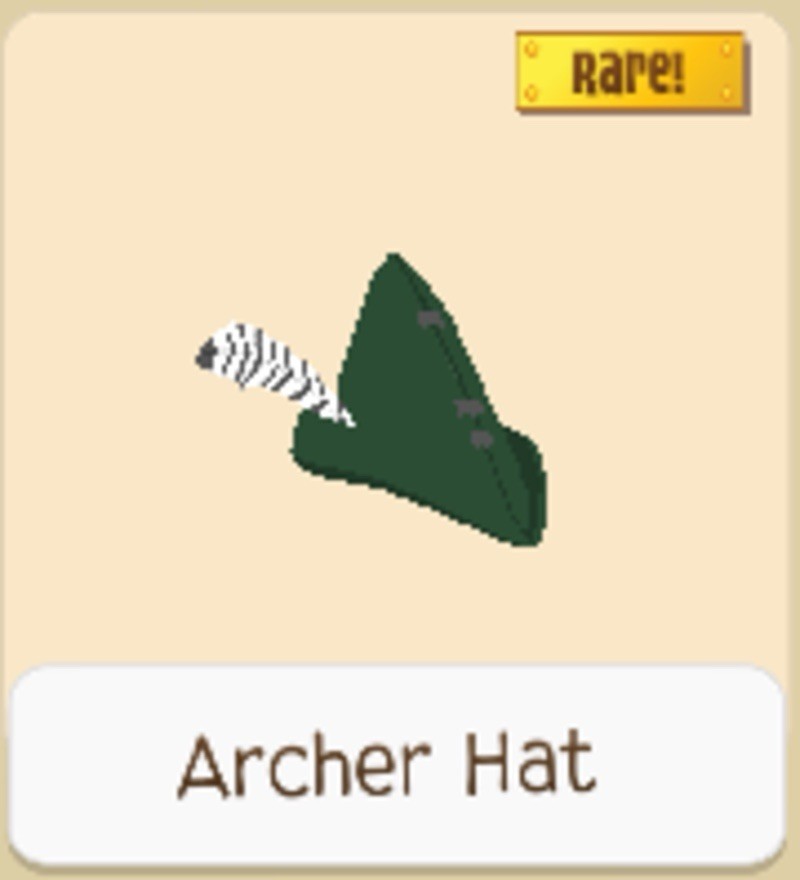 Animal Jam Play Wild Green Archer Hat (Description)