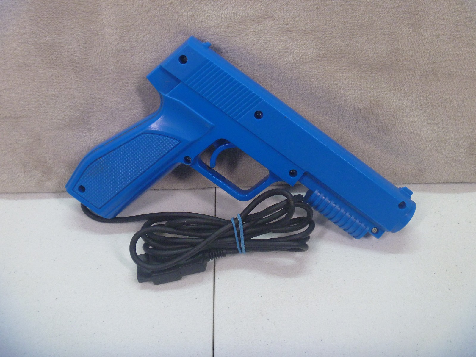 SEGA Saturn Avenger Light Gun Controller Blue BLAZE tested working
