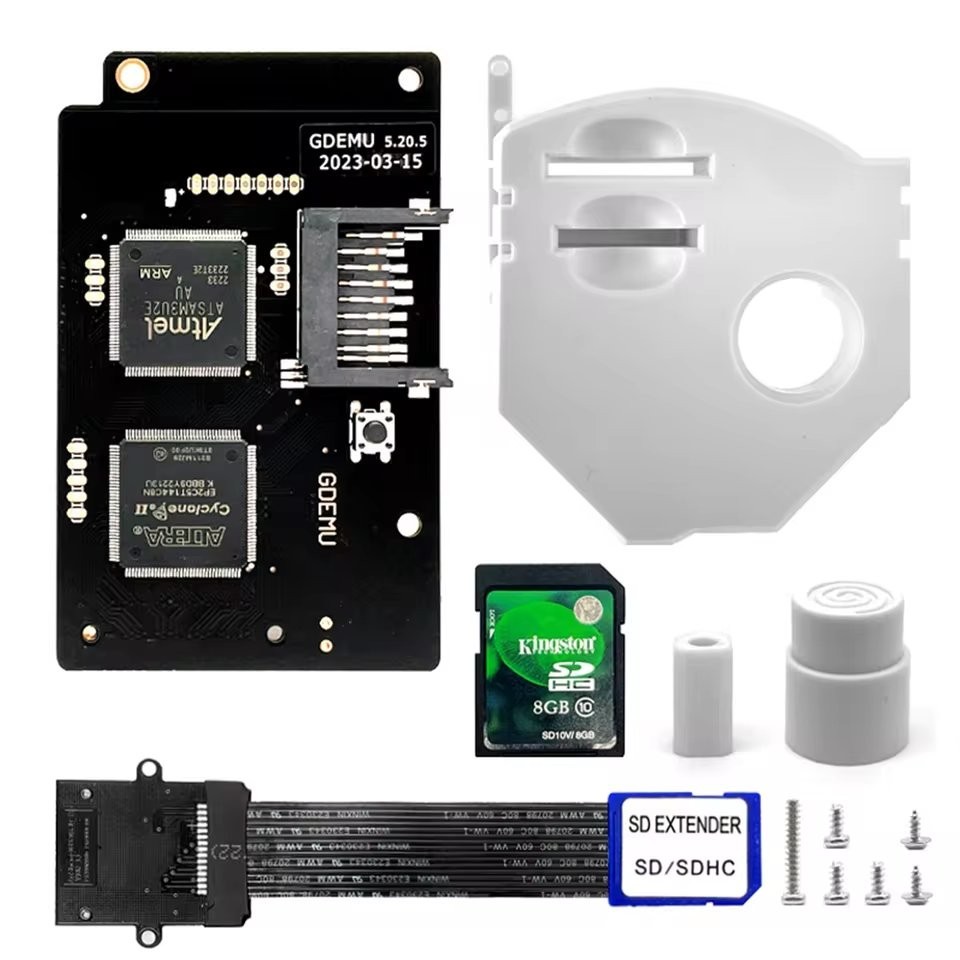 GDEMU V5.15b V5.20.5 Optical Drive Emulator Mount Kit For Dreamcast Console VA1
